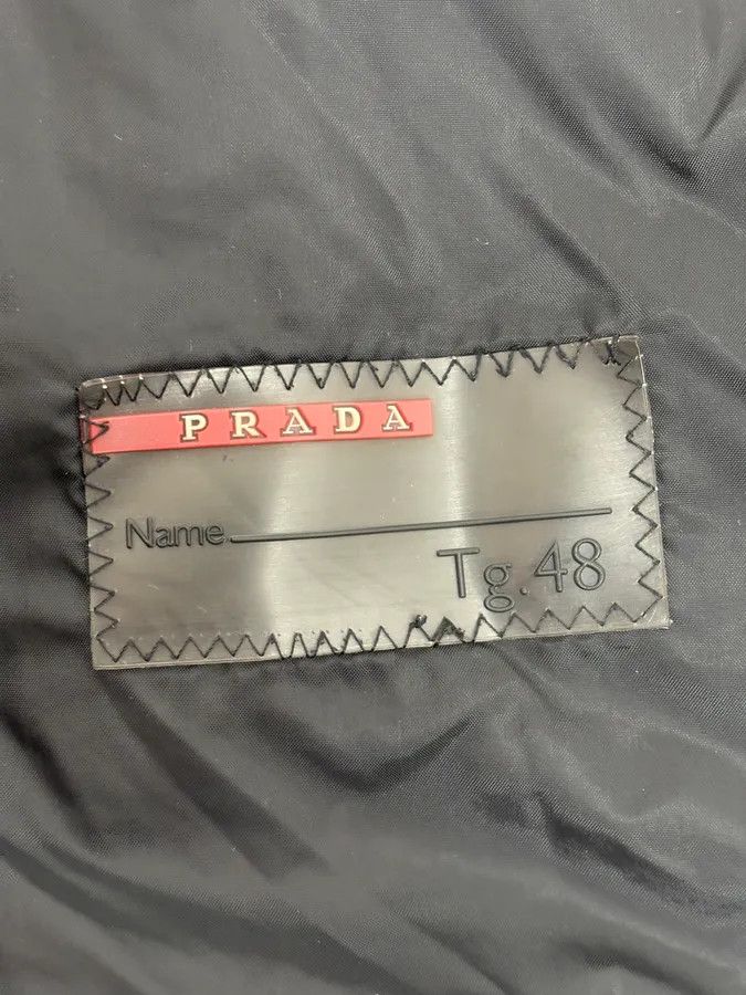 Prada 2000s Prada Black Nylon Bomber Jacket Size US M / EU 48-50 / 2 - 11 Thumbnail