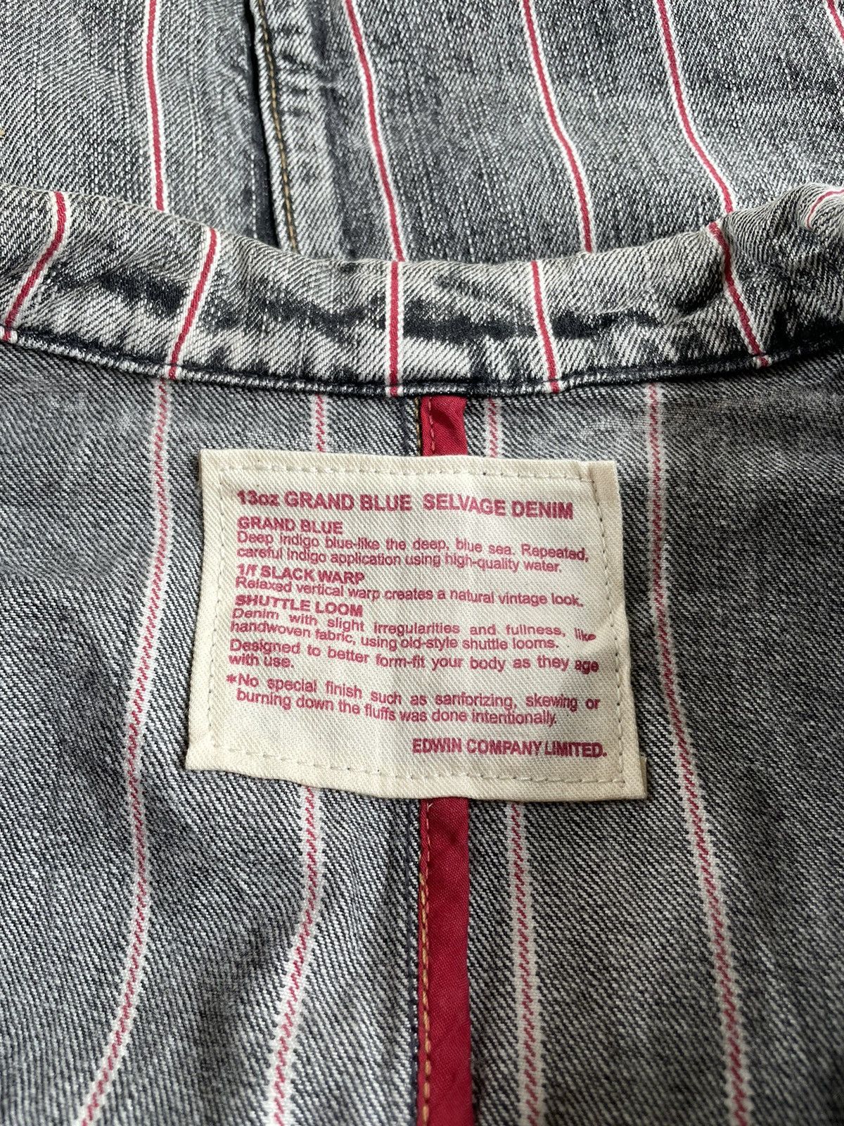 Edwin Japanese Brand Edwin Selvage Denim Jacket Size US M / EU 48-50 / 2 - 5 Thumbnail