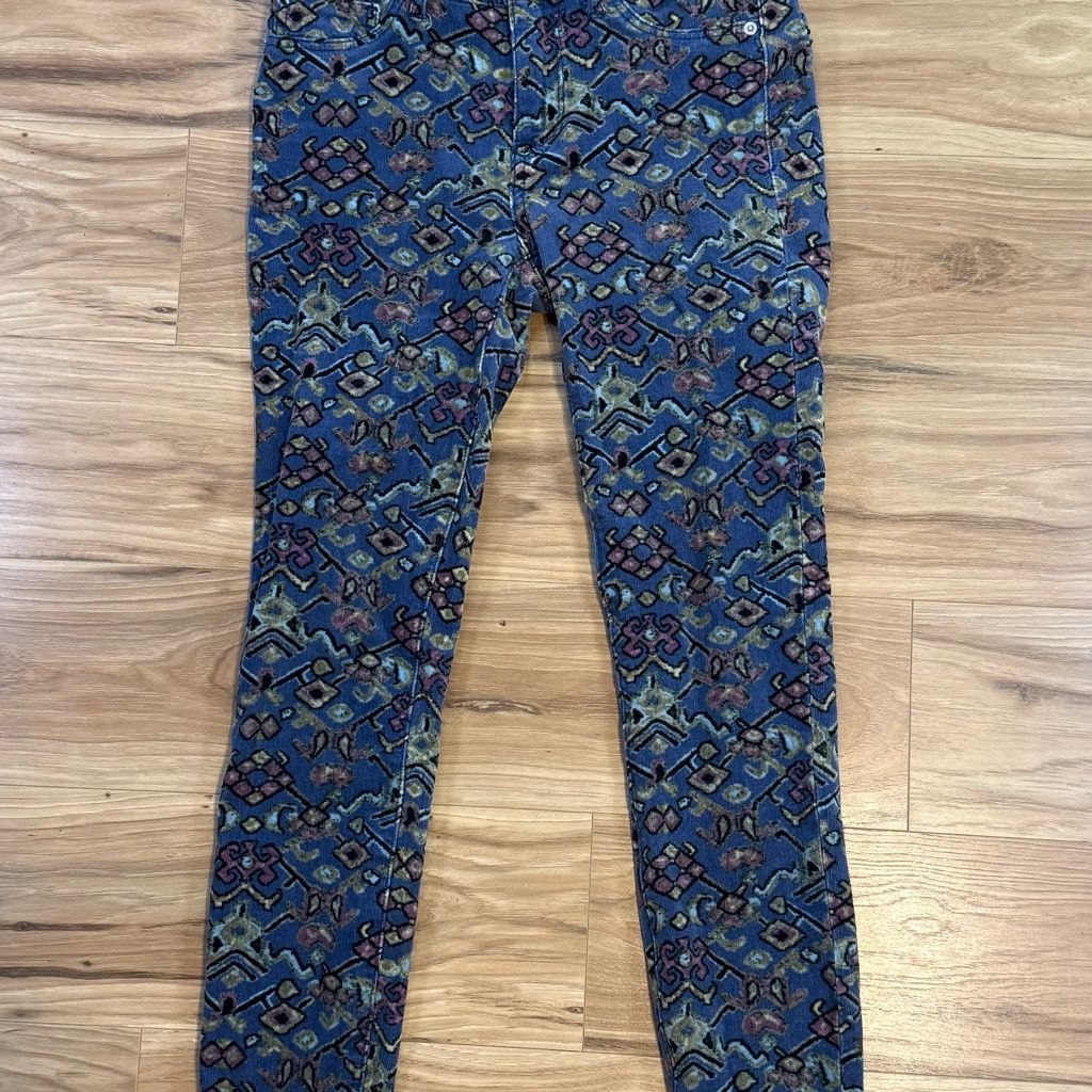 Other Pilcro Women’s Skinny Jeans Boho Print Size 26 Size 27" / US 4 / IT 40 - 1 Thumbnail