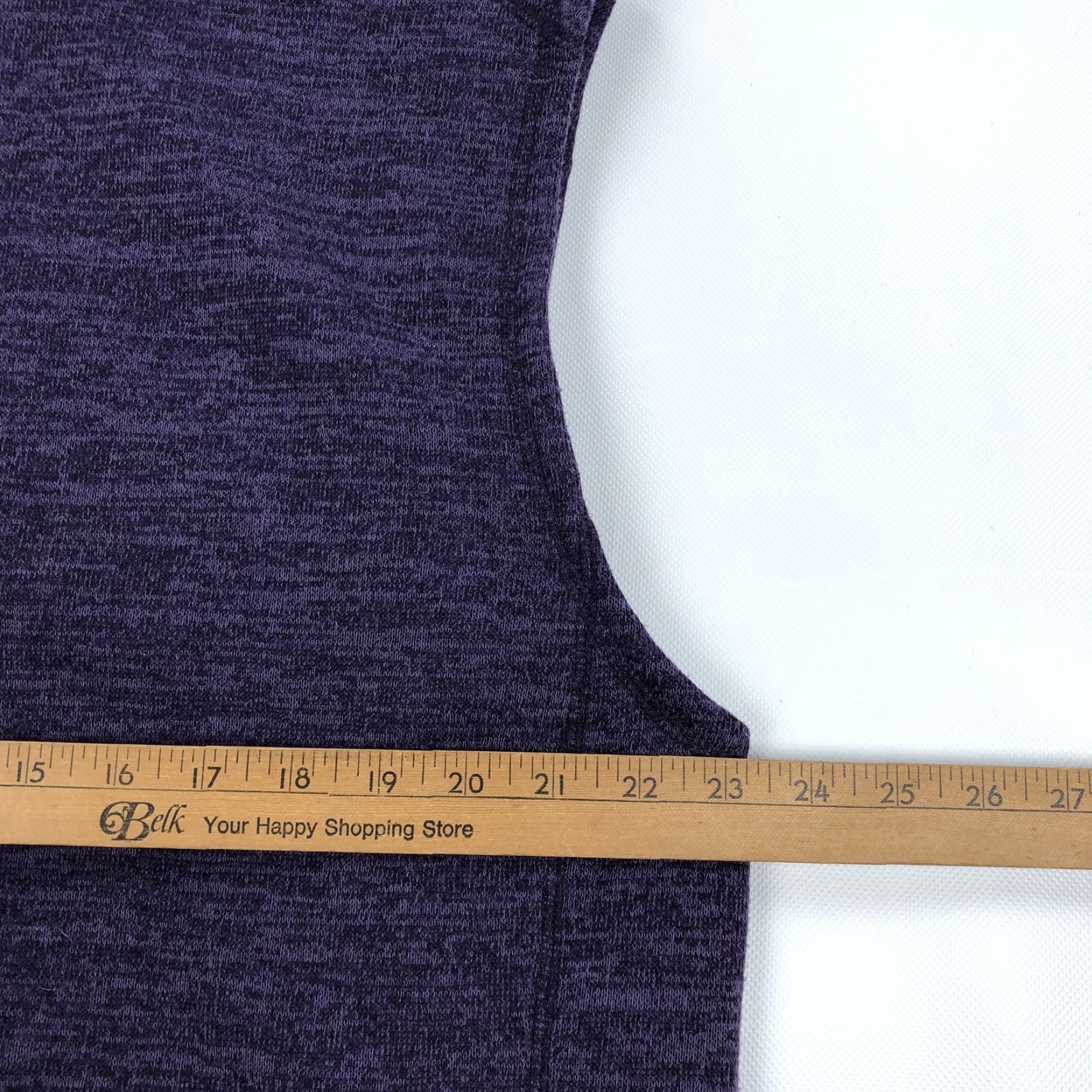 johnnie-O johnnie-O Men's 2XL Vest Gilet Heather Purple Majestic Polyester Full Zip Stand-Up Collar Size US XXL / EU 58 / 5 - 4 Thumbnail