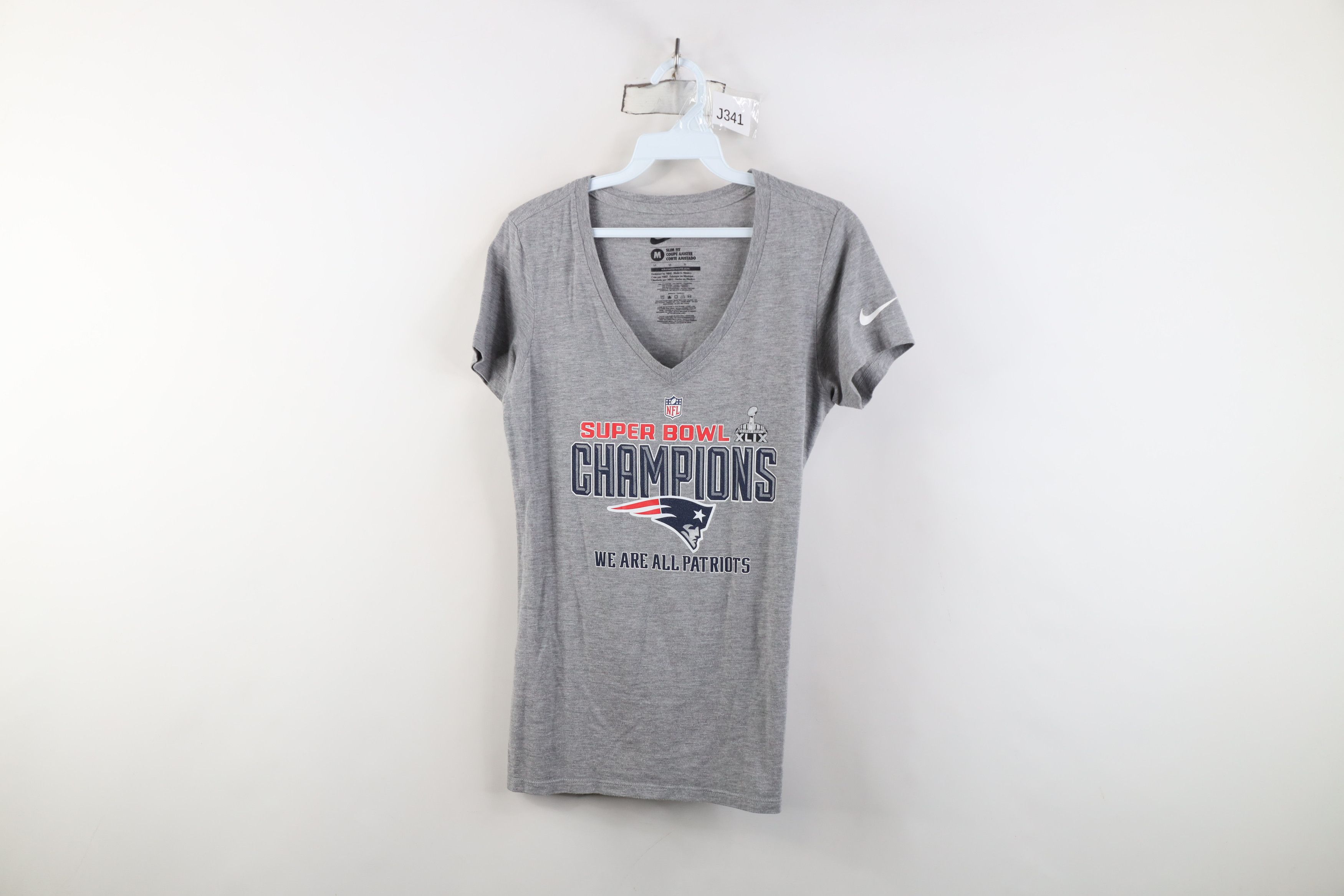 Nike Nike Bowl Champs XLIX New England Patriots Football T-Shirt Size XL / US 12-14 / IT 48-50 - 1 Thumbnail