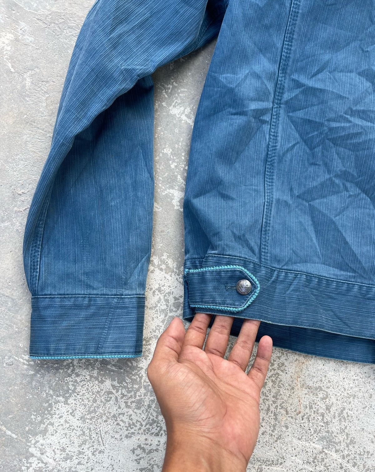 Designer × Japanese Brand × Vintage 🔥Vintage Hiromichi Nakano Indigo Western Jacket Size US L / EU 52-54 / 3 - 11 Thumbnail