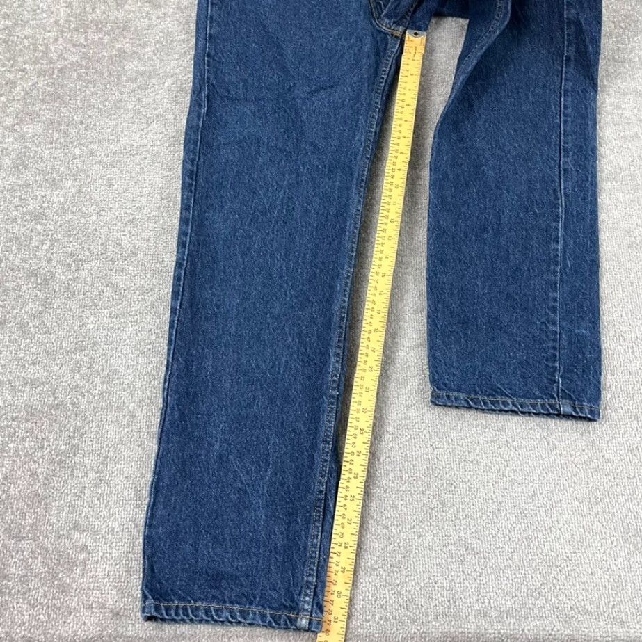 Levi's VINTAGE Levi's Jeans Mens 36 x 32 505 Straight Blue Denim Retro 90s Size US 36 / EU 52 - 7 Thumbnail