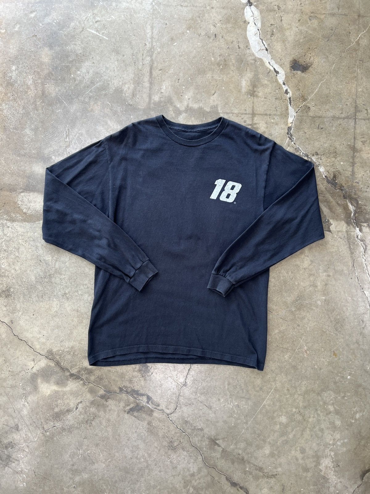 NASCAR × Vintage NASCAR Kyle Busch 18 Long Sleeve Tee Large Size US L / EU 52-54 / 3 - 5 Thumbnail