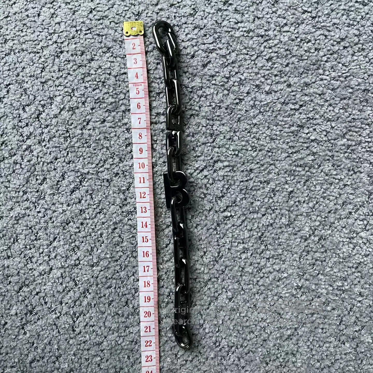 Balenciaga balenciaga gray logo chain bracelet 22cm. Size ONE SIZE - 5 Thumbnail