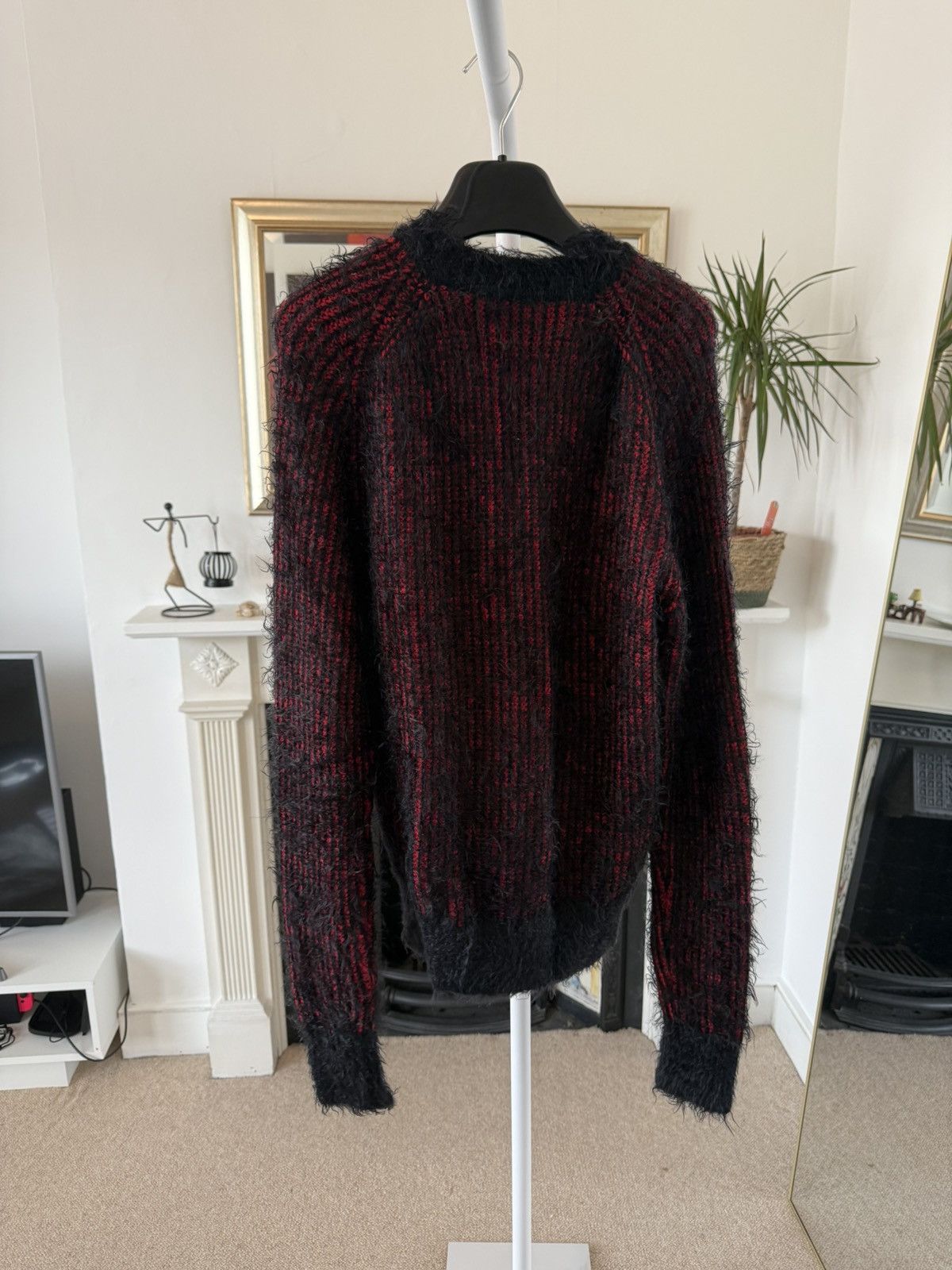 Hedi Slimane × Saint Laurent Paris SS17 Saint Laurent Mohair Relaxed Sweater Size US M / EU 48-50 / 2 - 4 Thumbnail
