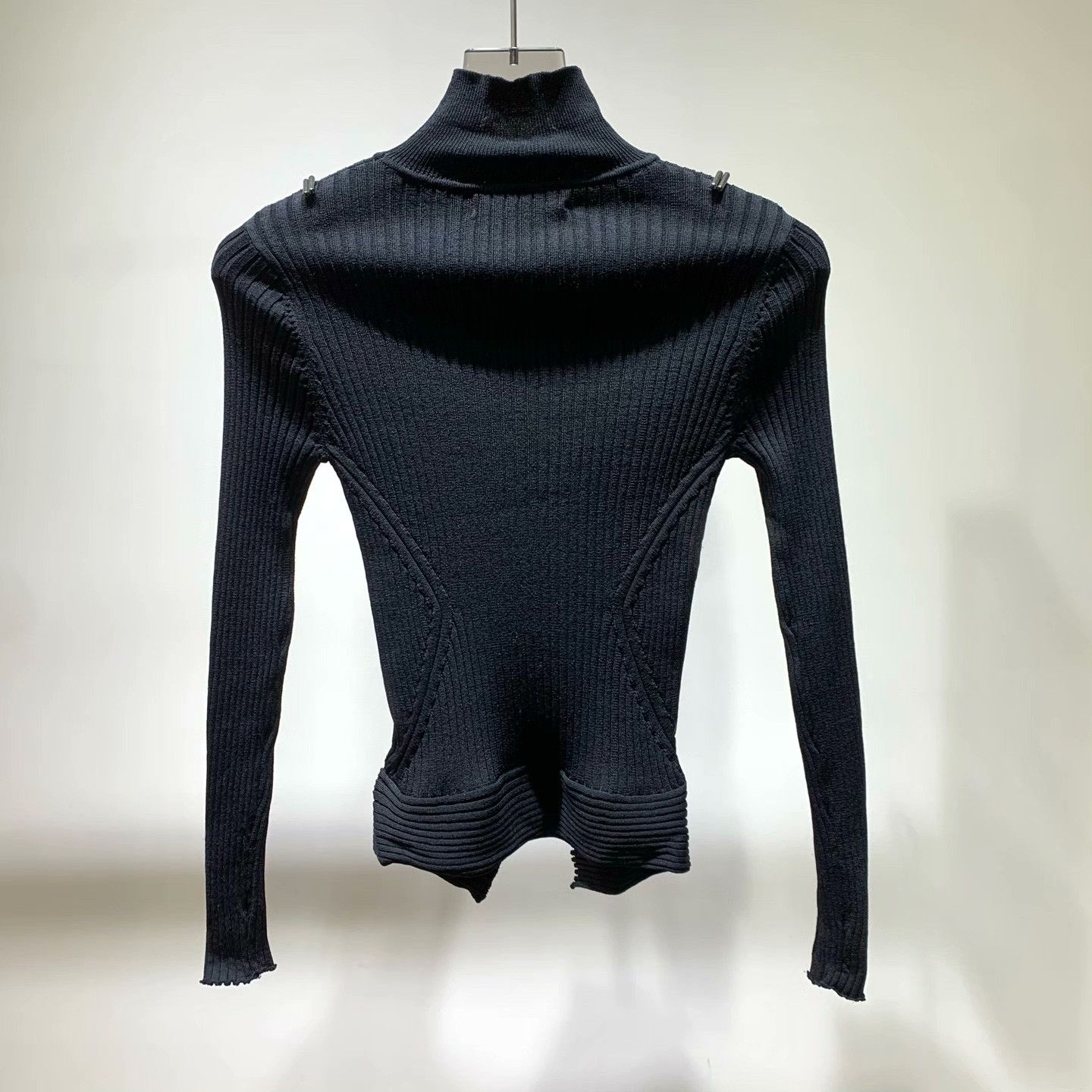 Other Knit Slim Black Sweater S Women Size S / US 4 / IT 40 - 1 Thumbnail