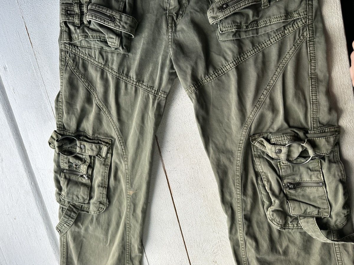 Other 🚨RARE 90s MULTIPOCKET Stone Wash OLIVE GREEN Jeans Mens 30 Size US 30 / EU 46 - 3 Thumbnail