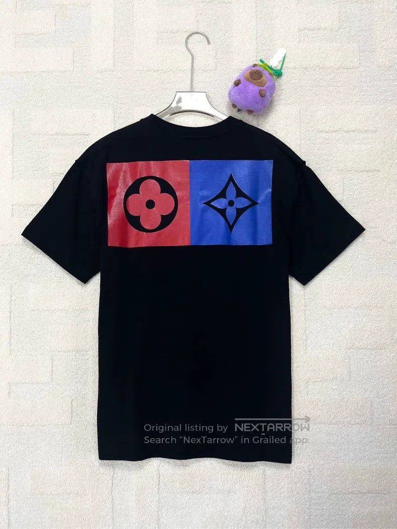Louis Vuitton Louis Vuitton Black piano big flower logo short sleeve Size US S / EU 44-46 / 1 - 2 Thumbnail