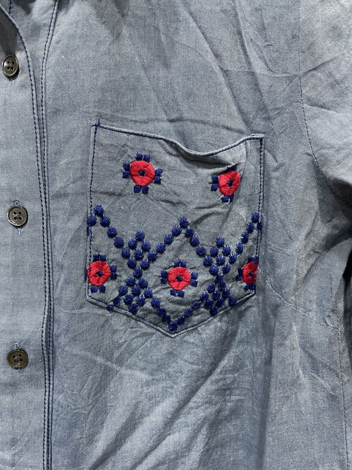 Anna Sui Anna Sui Embroidery Blouse Size XL / US 12-14 / IT 48-50 - 3 Thumbnail