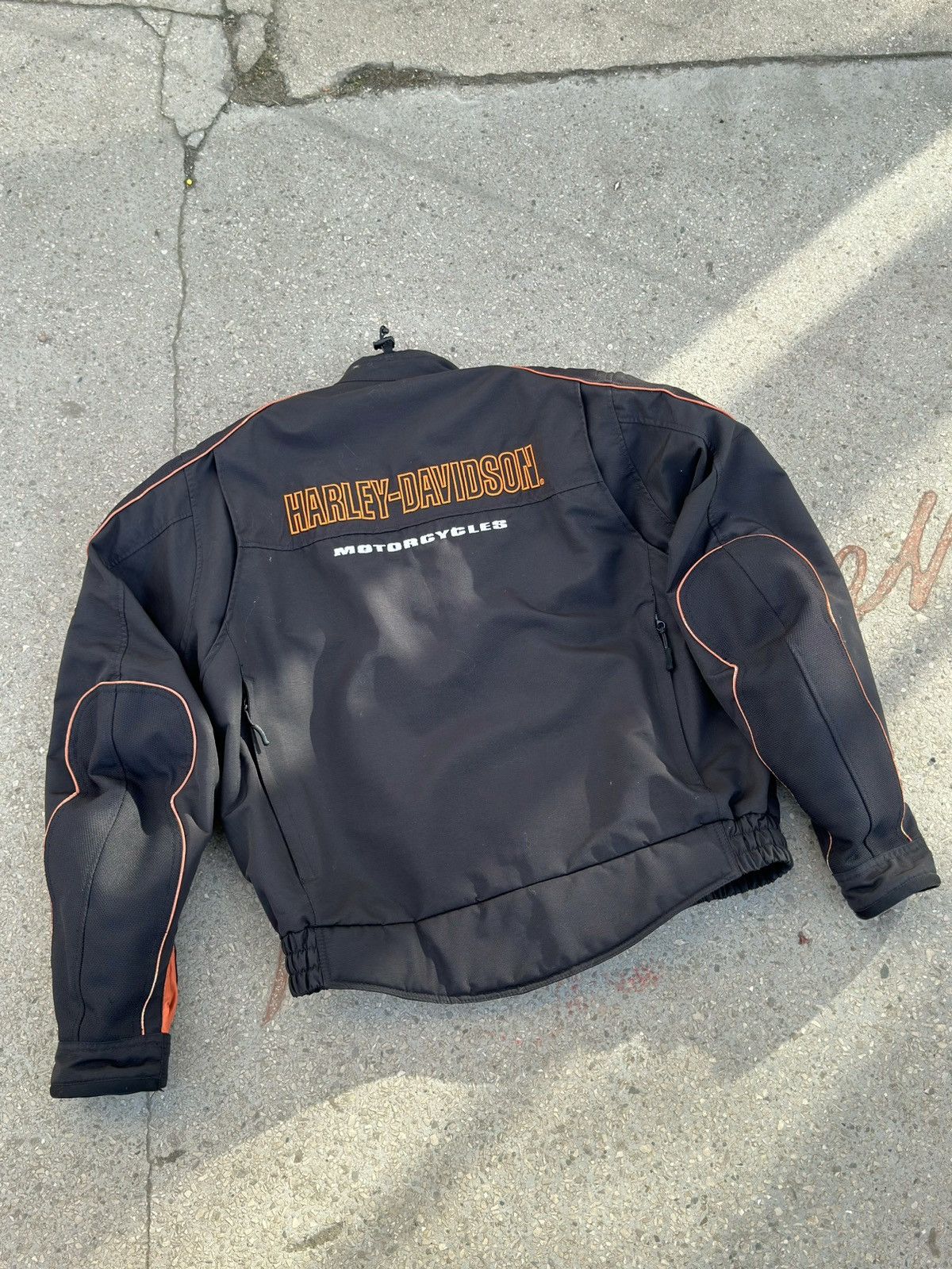Harley Davidson × Vintage Vintage 2000s Harley Davidson Biker Motorcycle Jacket Size US L / EU 52-54 / 3 - 1 Thumbnail