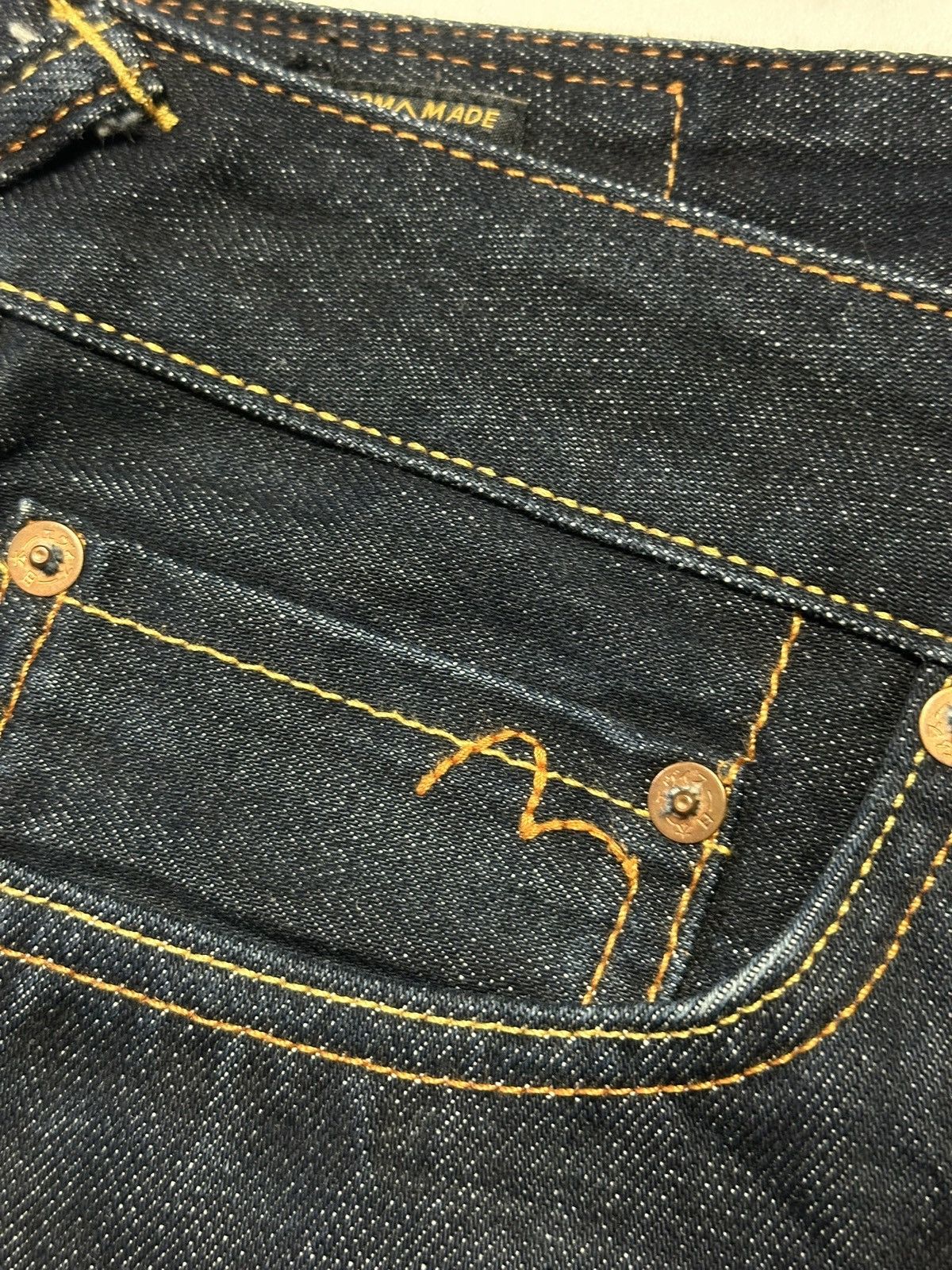 Evisu Vintage Evisu Big Daicock Selvedge Jeans Size US 31 - 12 Thumbnail