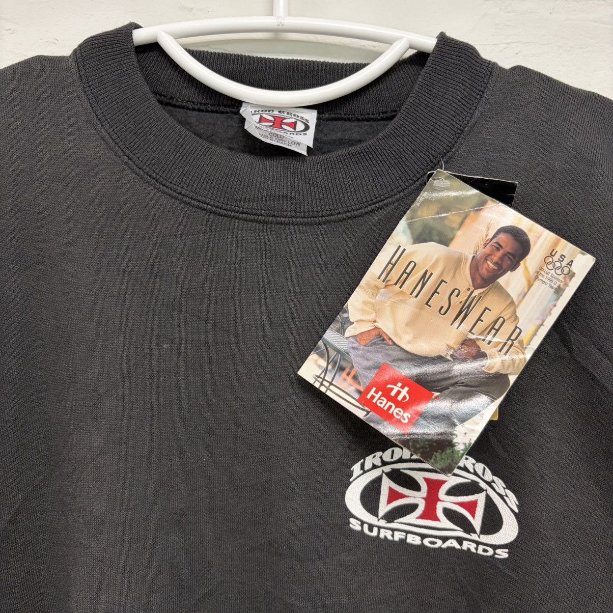 Hanes 1996 Iron Cross Surfboards Sweatshirt for US Olympic team Size US L / EU 52-54 / 3 - 3 Thumbnail