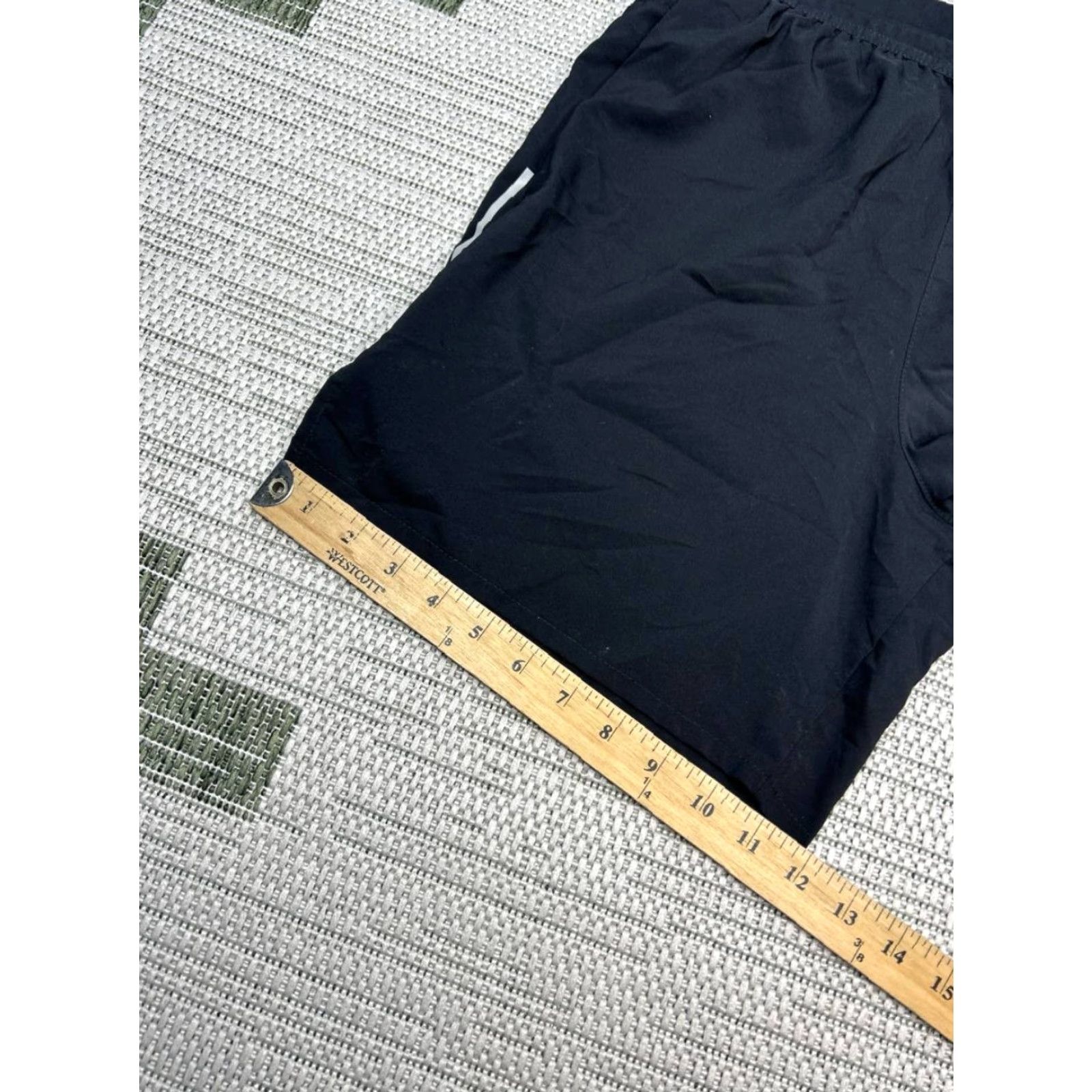 Nike Nike Dri-FIT Running Shorts Womens Medium Black Drawstring Built In Liner Size 32" / US 10 / IT 46 - 4 Thumbnail