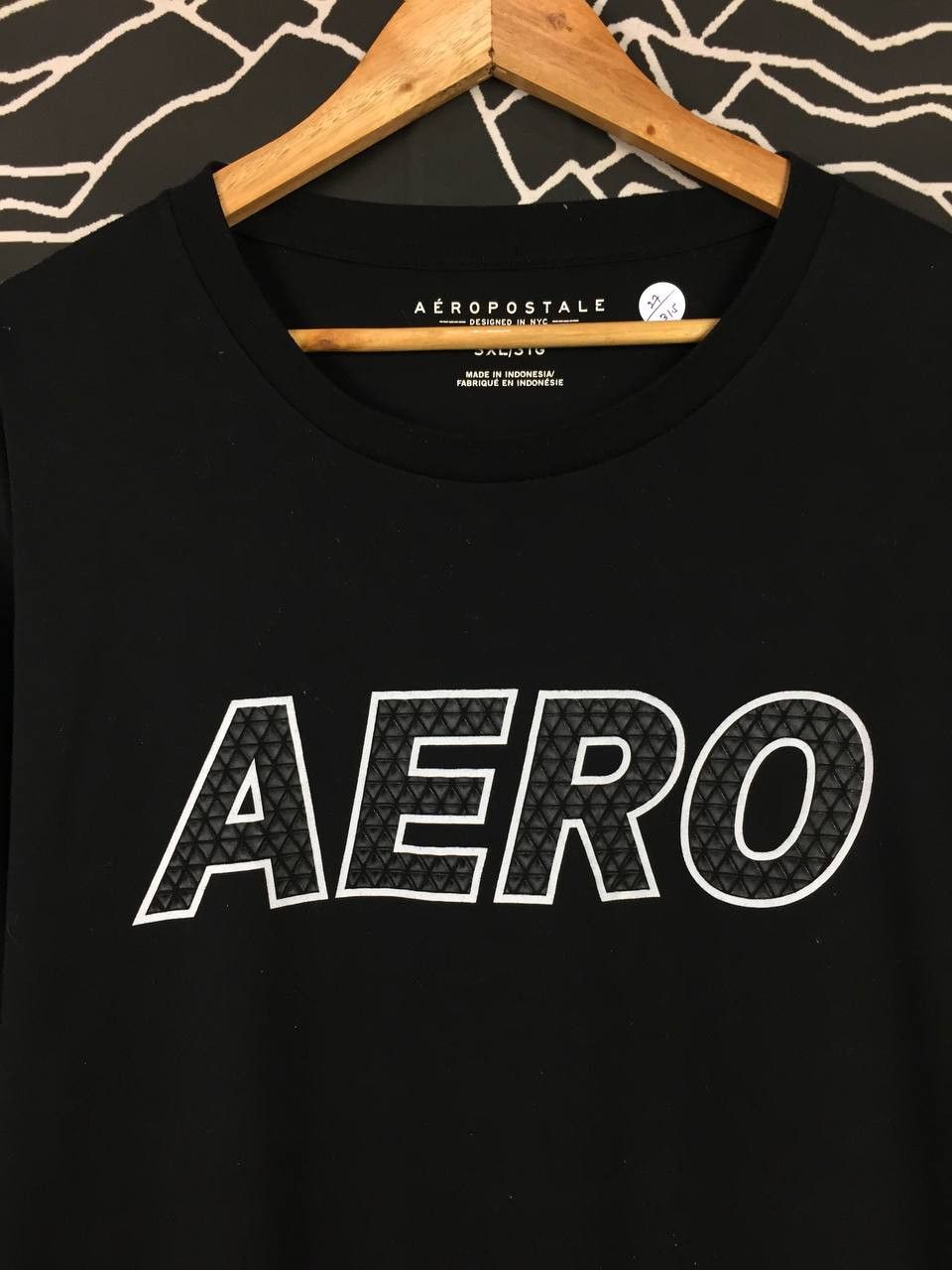 Aeropostale × Japanese Brand × Vintage Aeropostale NYC Embroidered Logo Spell Out Tee Size US XXL / EU 58 / 5 - 3 Thumbnail