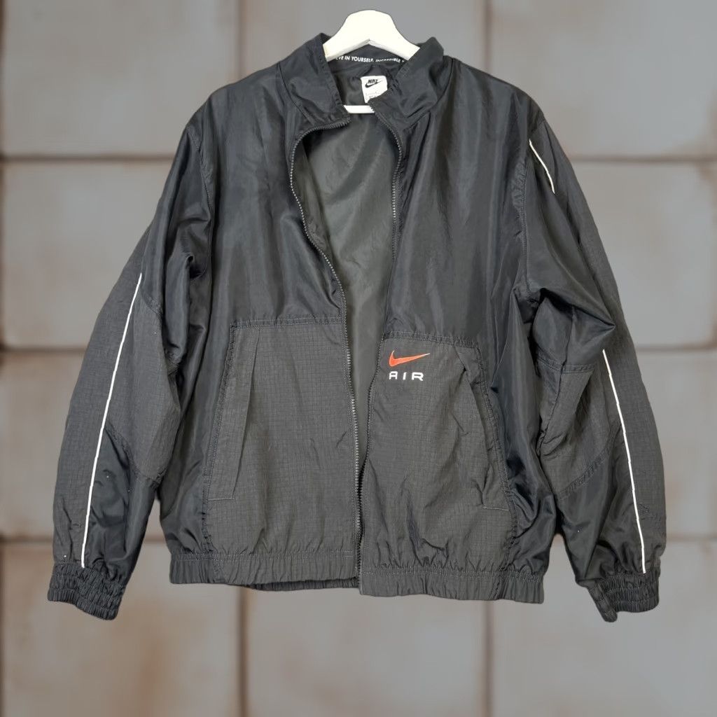 Nike Nike Air x Marcus Rashford Men's Woven Track Jacket FQ8811-060 Size Small Black Jacket Men S Size US S / EU 44-46 / 1 - 1 Thumbnail