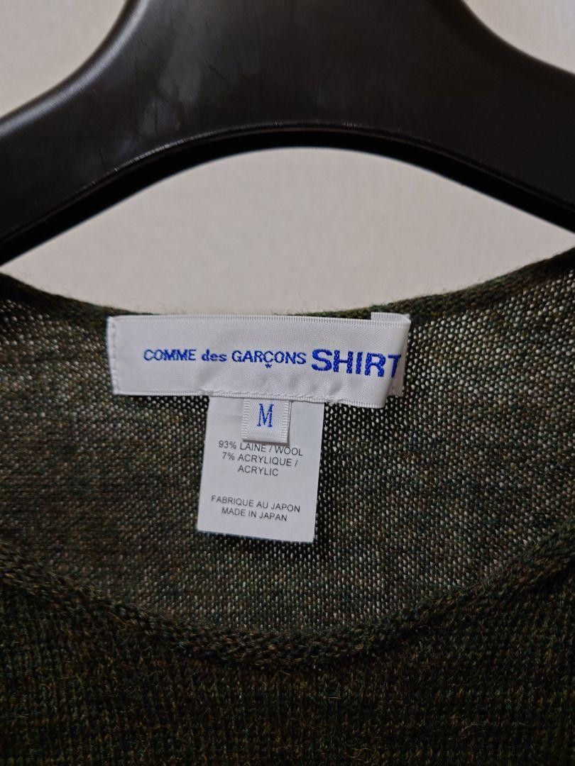 Comme des Garcons × Comme des Garcons SHIRT Perforated Patchwork Pattern Knit Sweater Size US M / EU 48-50 / 2 - 3 Thumbnail
