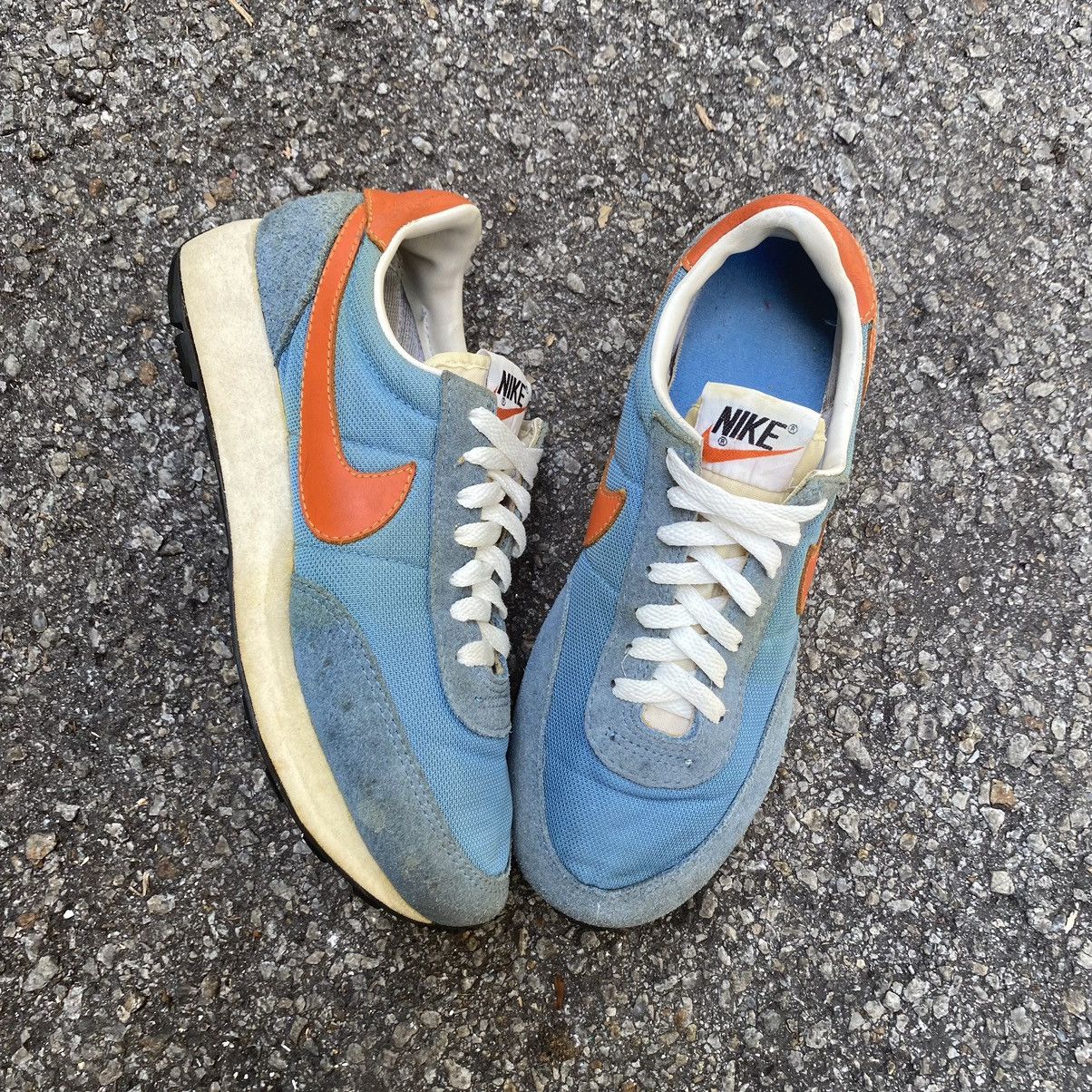 image of Vintage Nike Tailwind 79 OG 90's Made In Thailand Ldv Waffle Shoes in Blue, Men's