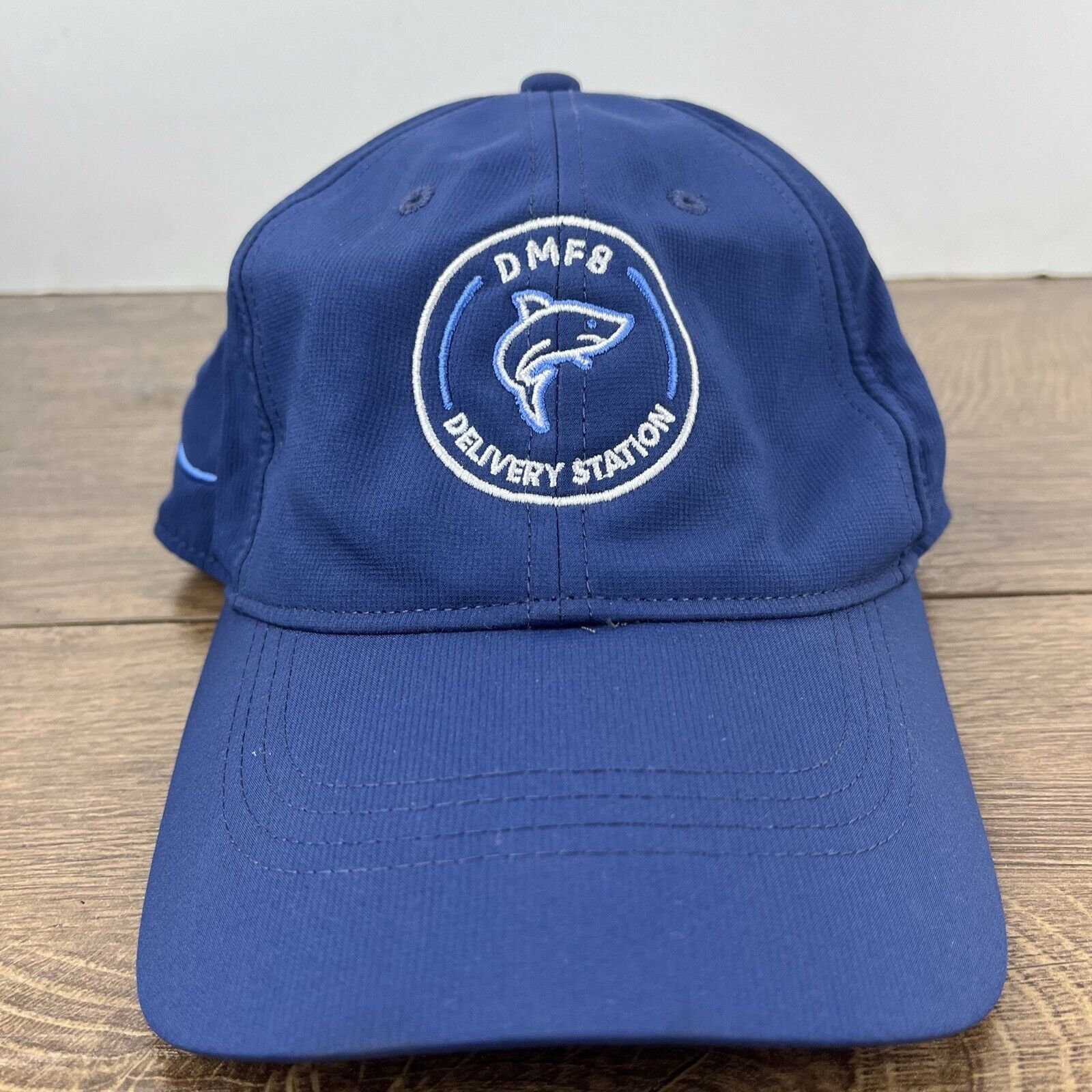 Nike DMF8 Delivery Station Hat Nike Shark Blue Adjustable Hat Blu Size ONE SIZE - 5 Thumbnail