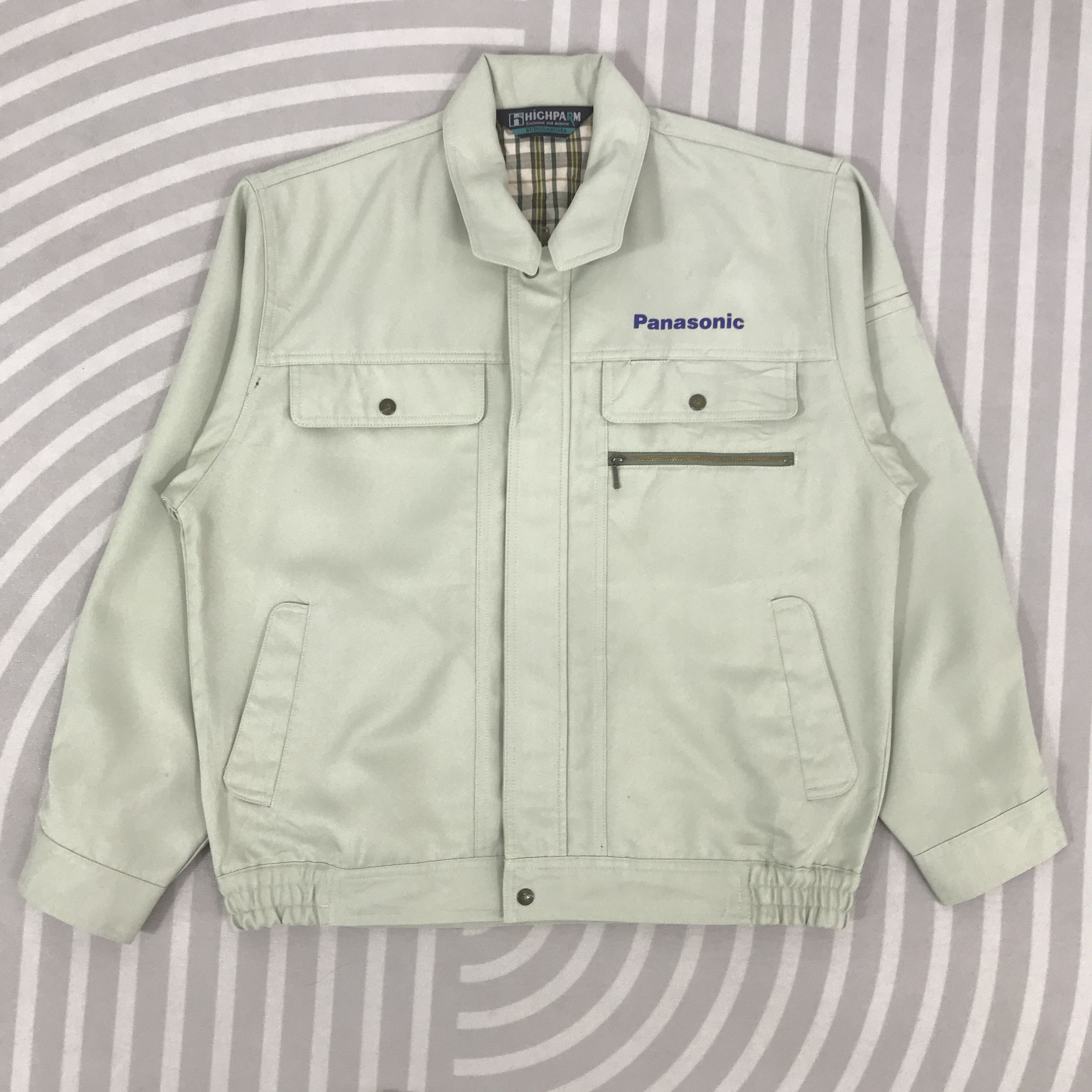 Japanese Brand Vintage Panasonic Japan uniform Jacket K75B4 Size US L / EU 52-54 / 3 - 3 Thumbnail