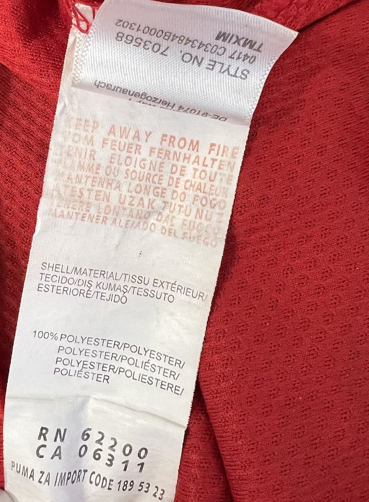 Puma AC Milan Home Men’s Jersey Size US L / EU 52-54 / 3 - 3 Thumbnail