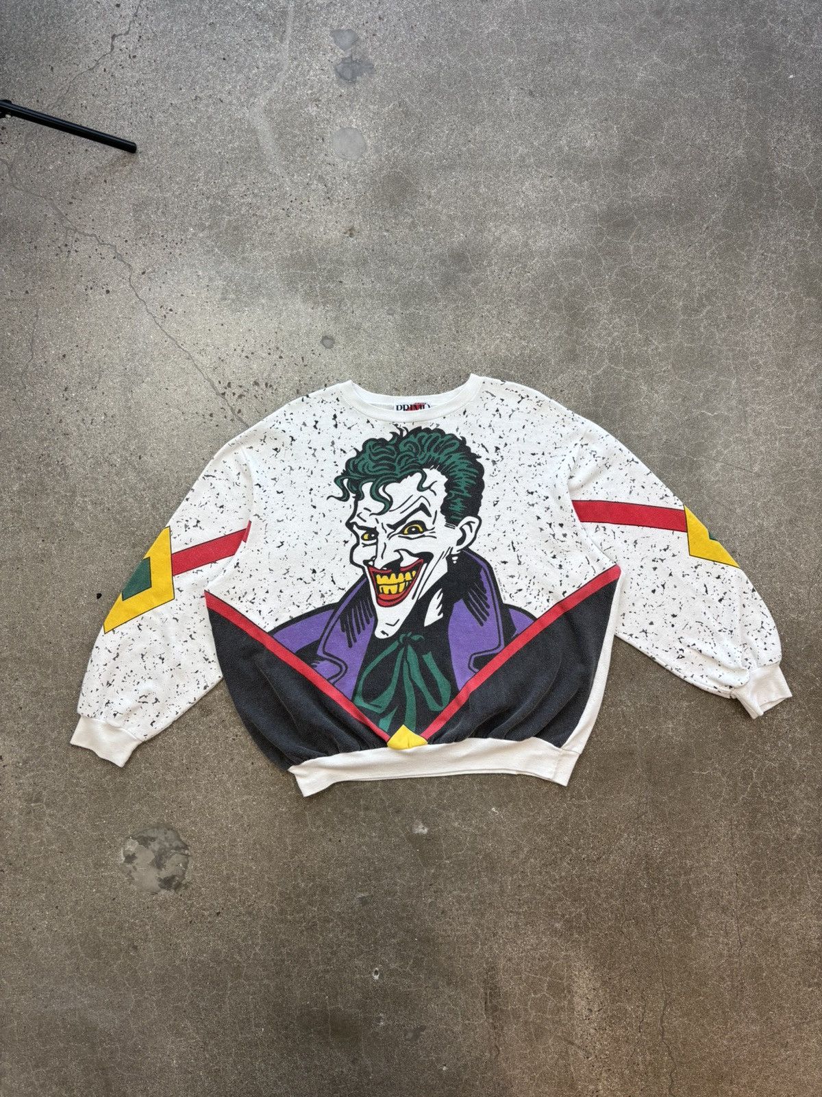 Vintage Vintage 1989 Joker D.C Comics Sweatshirt Size US L / EU 52-54 / 3 - 2 Thumbnail