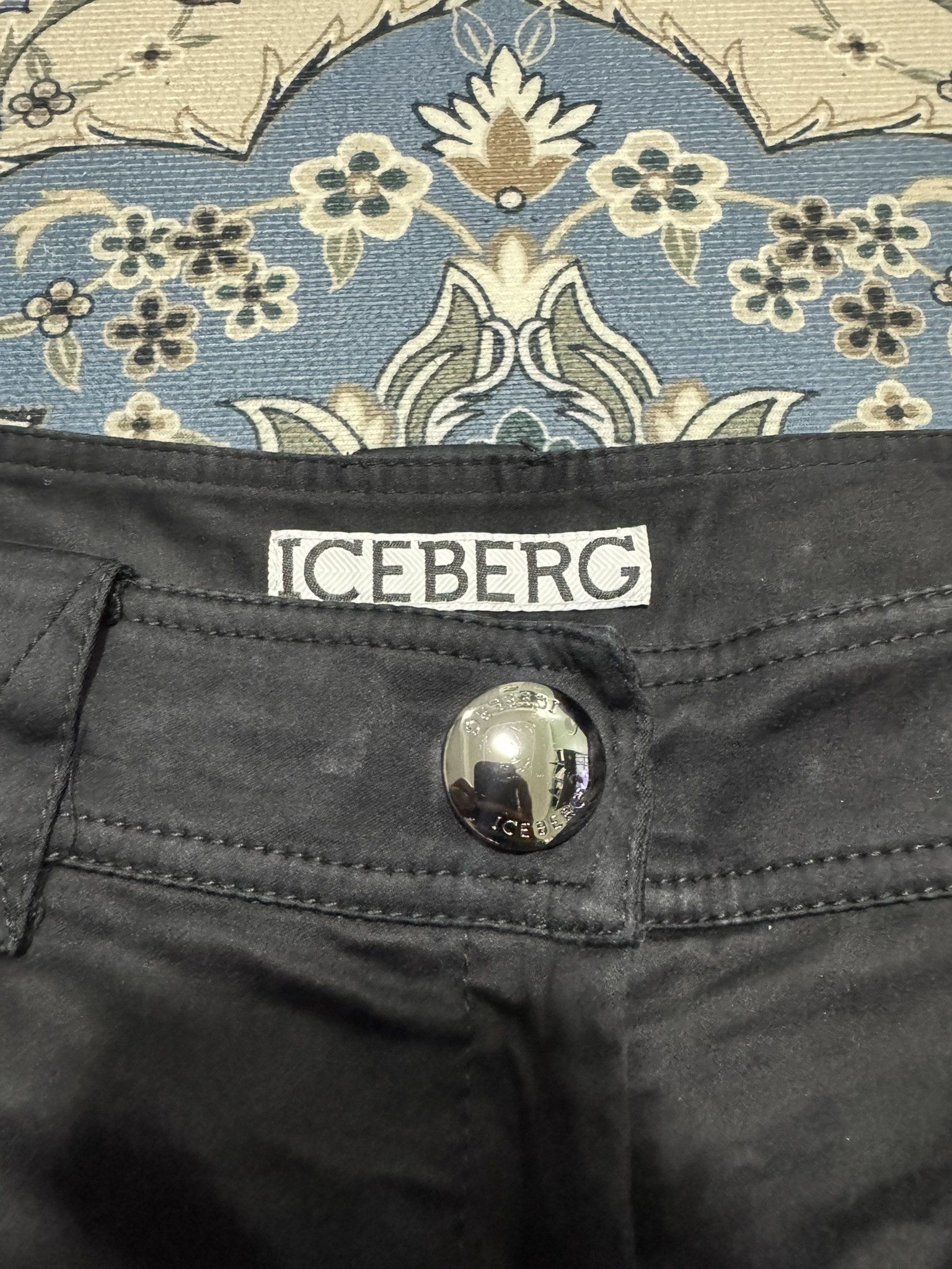 Designer × Iceberg Iceberg History Carrot Trouser Super Black Pants Size US 31 - 4 Thumbnail