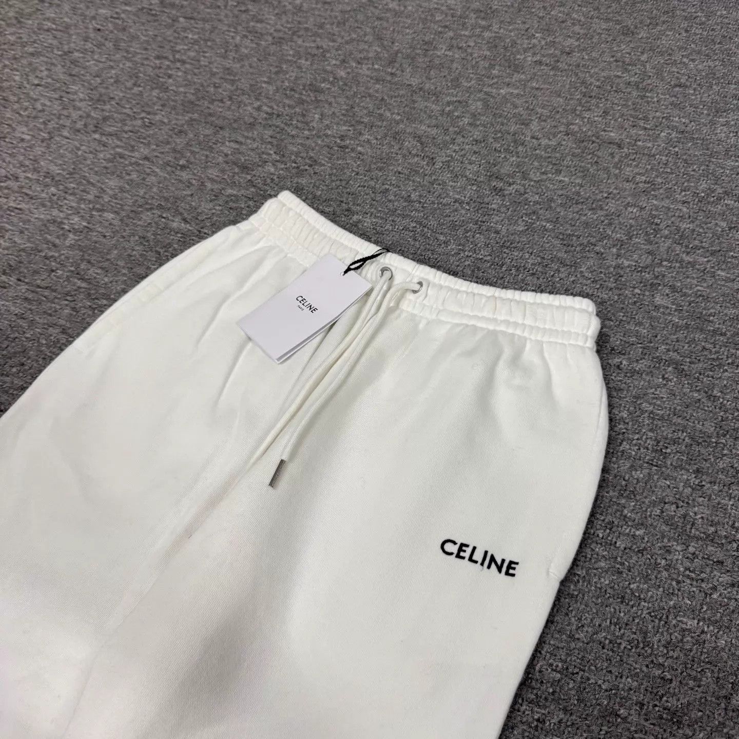 Celine Celine S embroidered logo drawstring sweatpants NWT Size 26" / US 2 / IT 38 - 3 Thumbnail