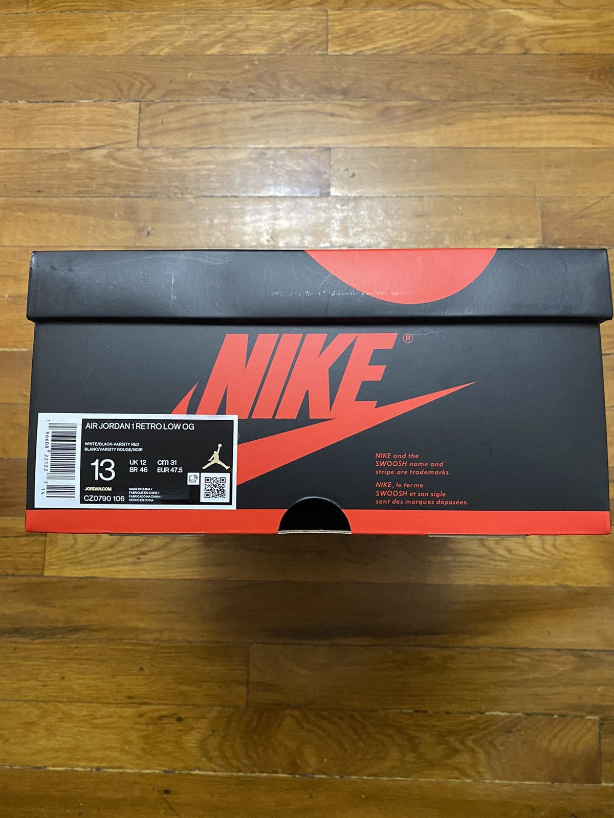 Jordan Brand × Nike Size 13 - Jordan 1 Low Retro Black Toe Chicago Red Men's Size US 13 / EU 46 - 8 Thumbnail