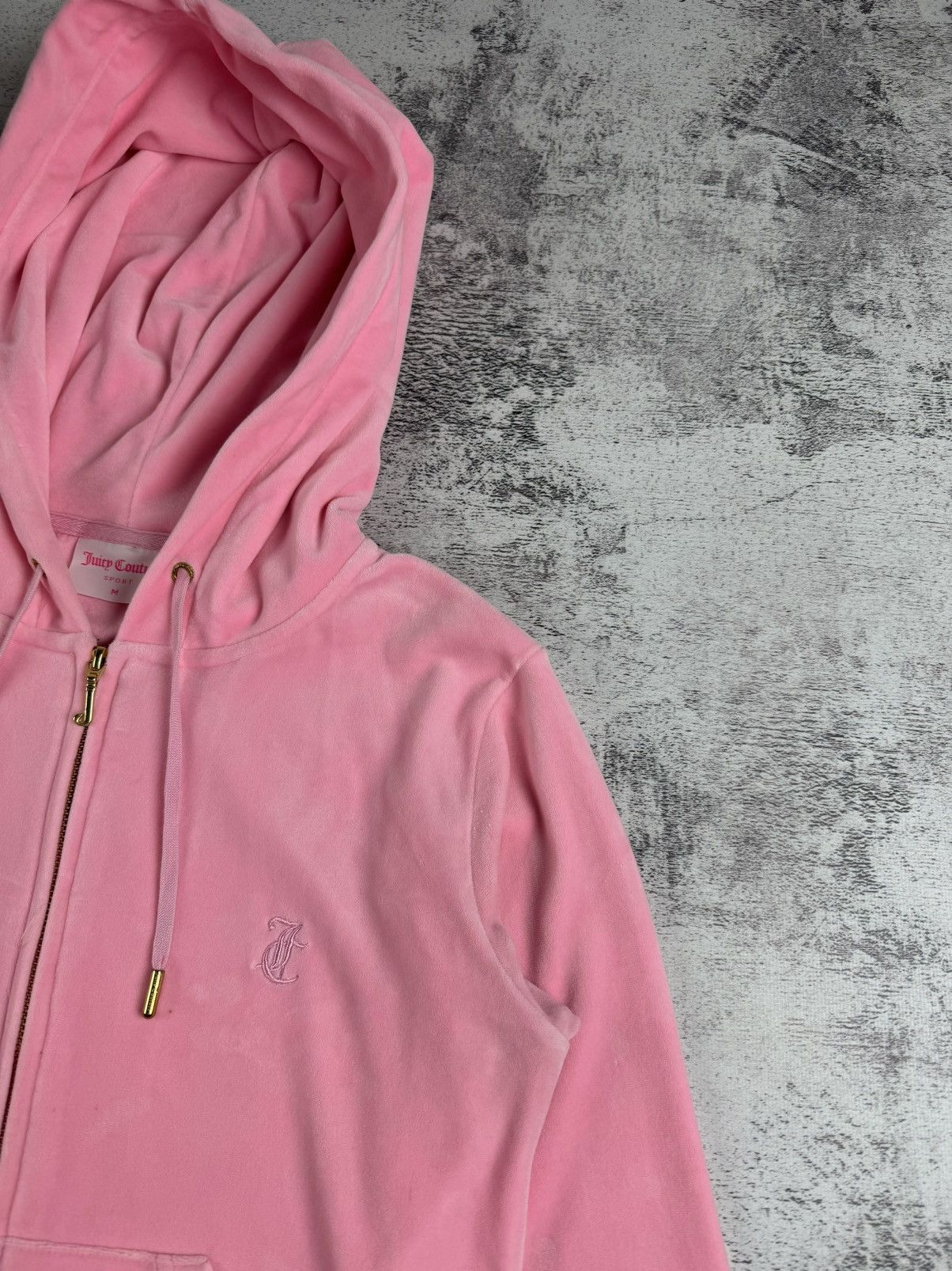 Juicy Couture × Vintage Juicy Couture Velour Sport Track Suit Sweatpants Zip Hoodie Size M / US 6-8 / IT 42-44 - 9 Thumbnail