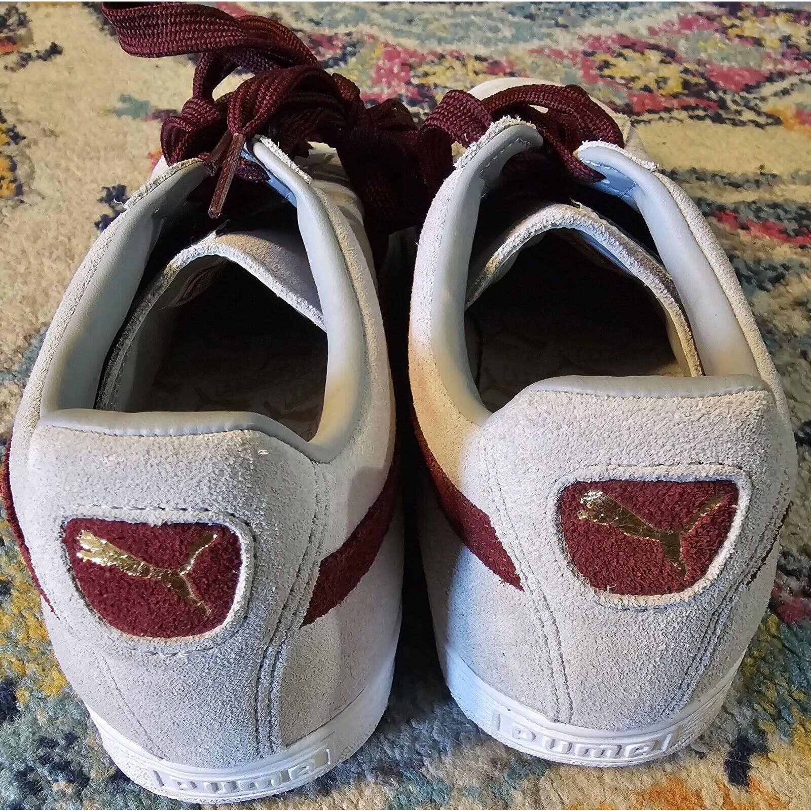 Puma Suede Classic+ Men Size 11/UK10 LowTop Quarry/Zinfandel