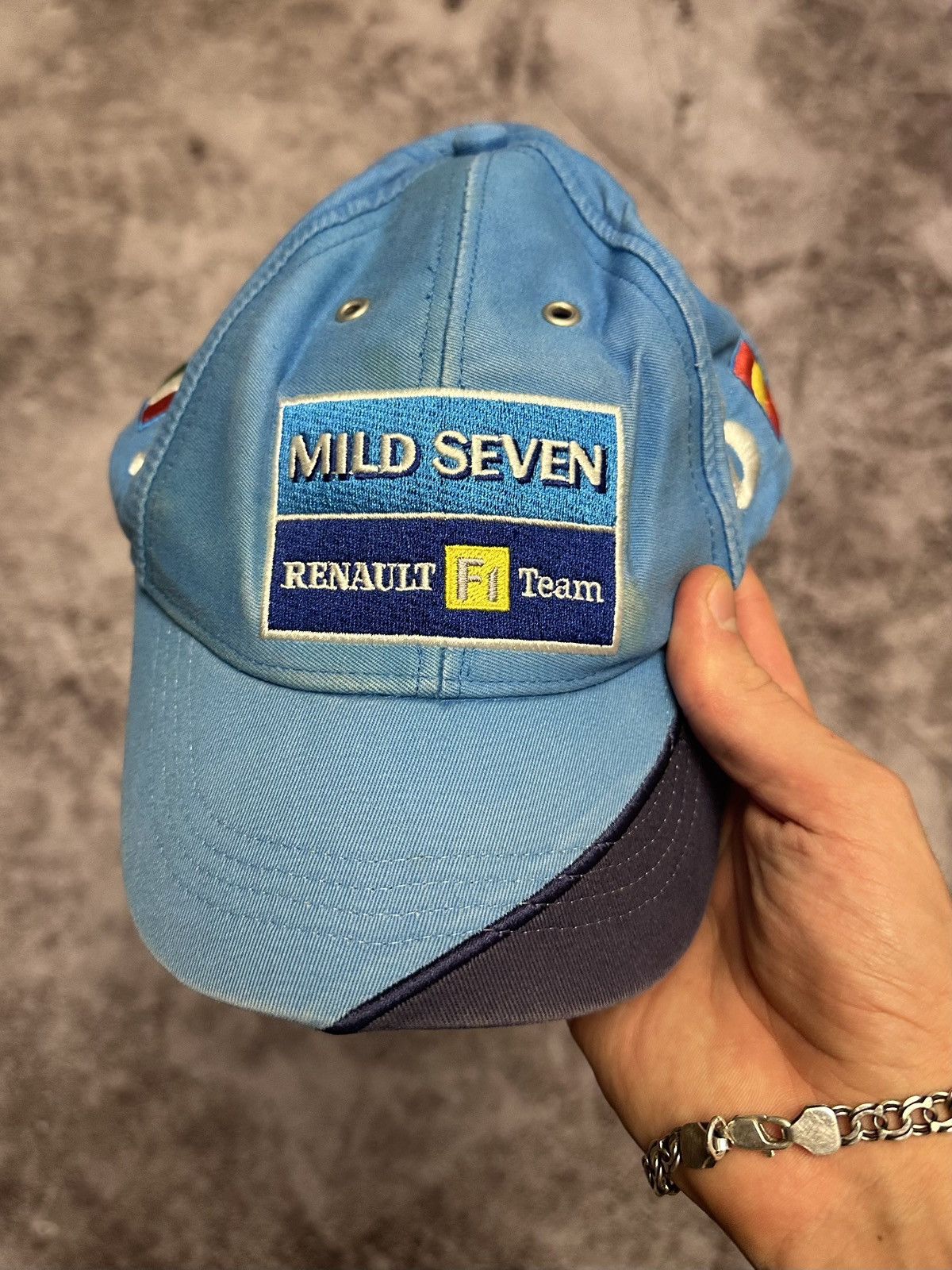 Formula 1 × Gallery Dept. Vintage Seven Renault F1 Team Cap Blue Racing Hat Formula 1 Size ONE SIZE - 2 Thumbnail