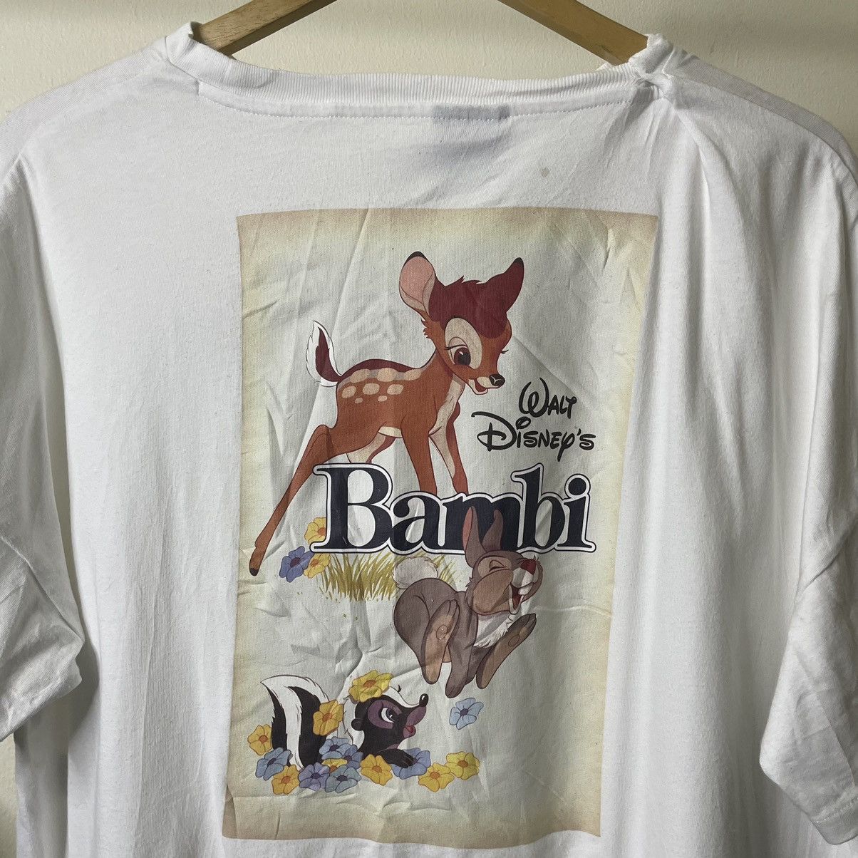 Cartoon Network × Disney × Vintage Disney x Bambi Backhit T Shirt Size US L / EU 52-54 / 3 - 2 Thumbnail