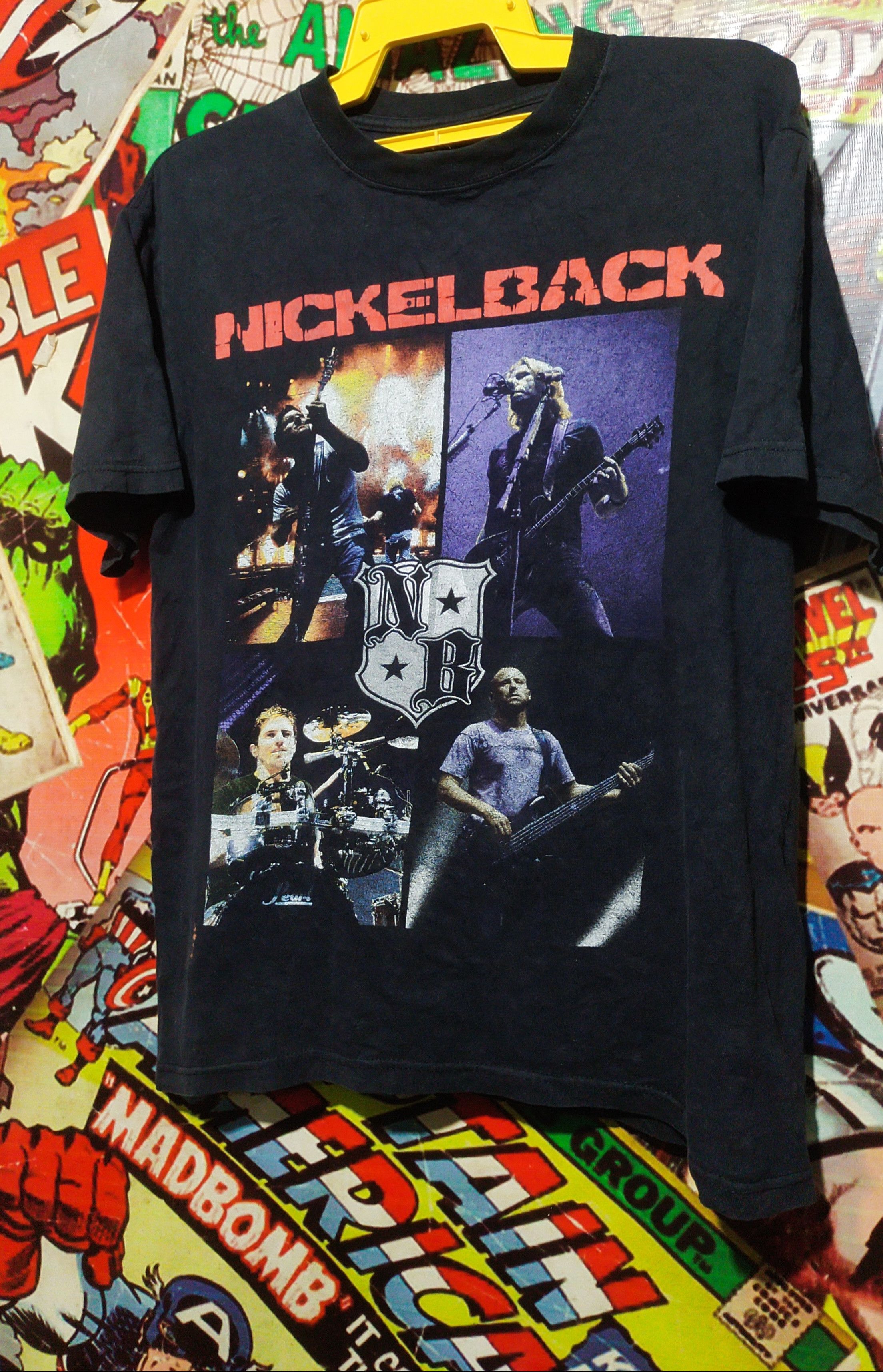 Band Tees VINTAGE X NICKELBACK BAND TEE Size US M / EU 48-50 / 2 - 1 Thumbnail