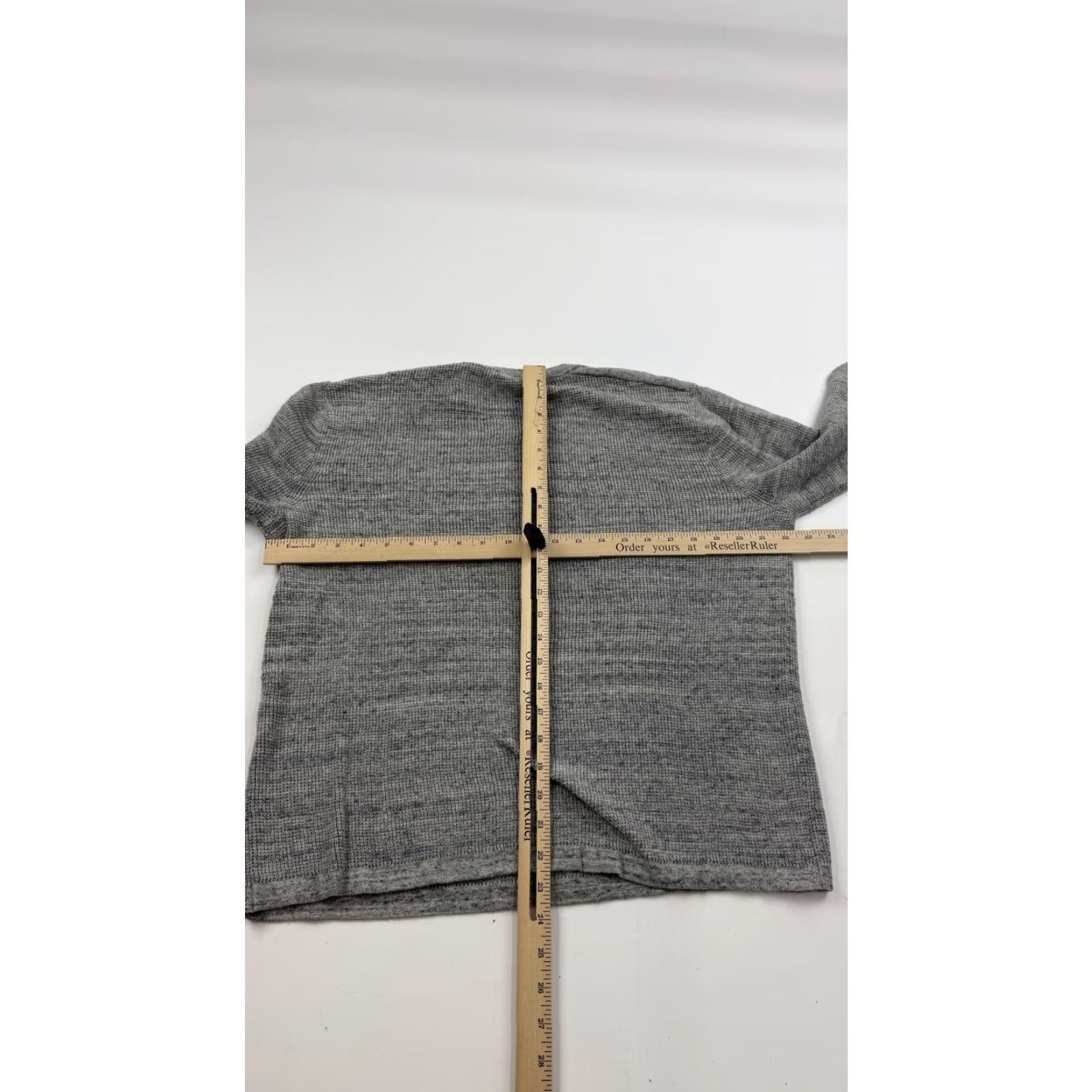 Michael Kors MICHAEL KORS Sweater Mens Large Gray Waffle Knit Crewneck Long Sleeve Casual Size US L / EU 52-54 / 3 - 6 Thumbnail