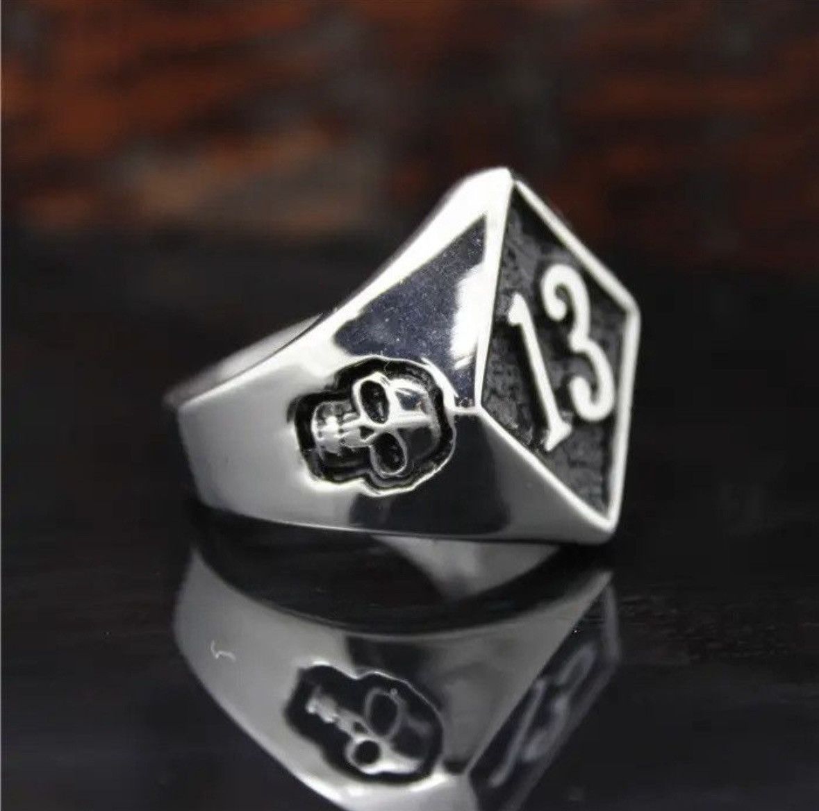 Other 13 Skull Ring (Size 7-13) Size ONE SIZE - 2 Thumbnail