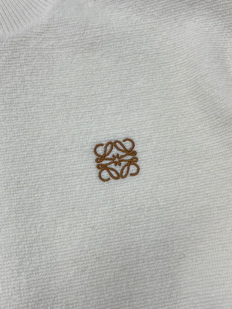 Loewe LOEWE White knitted cardigan Size S / US 4 / IT 40 - 2 Thumbnail