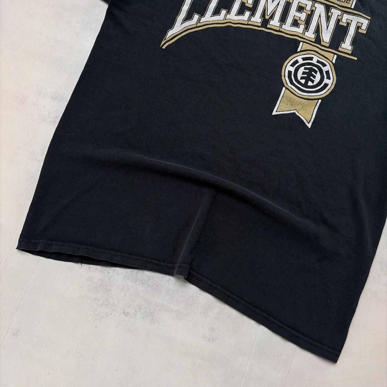 Element Y2K Black Element Grunge Distressed Skater T-Shirt Size US L / EU 52-54 / 3 - 4 Thumbnail