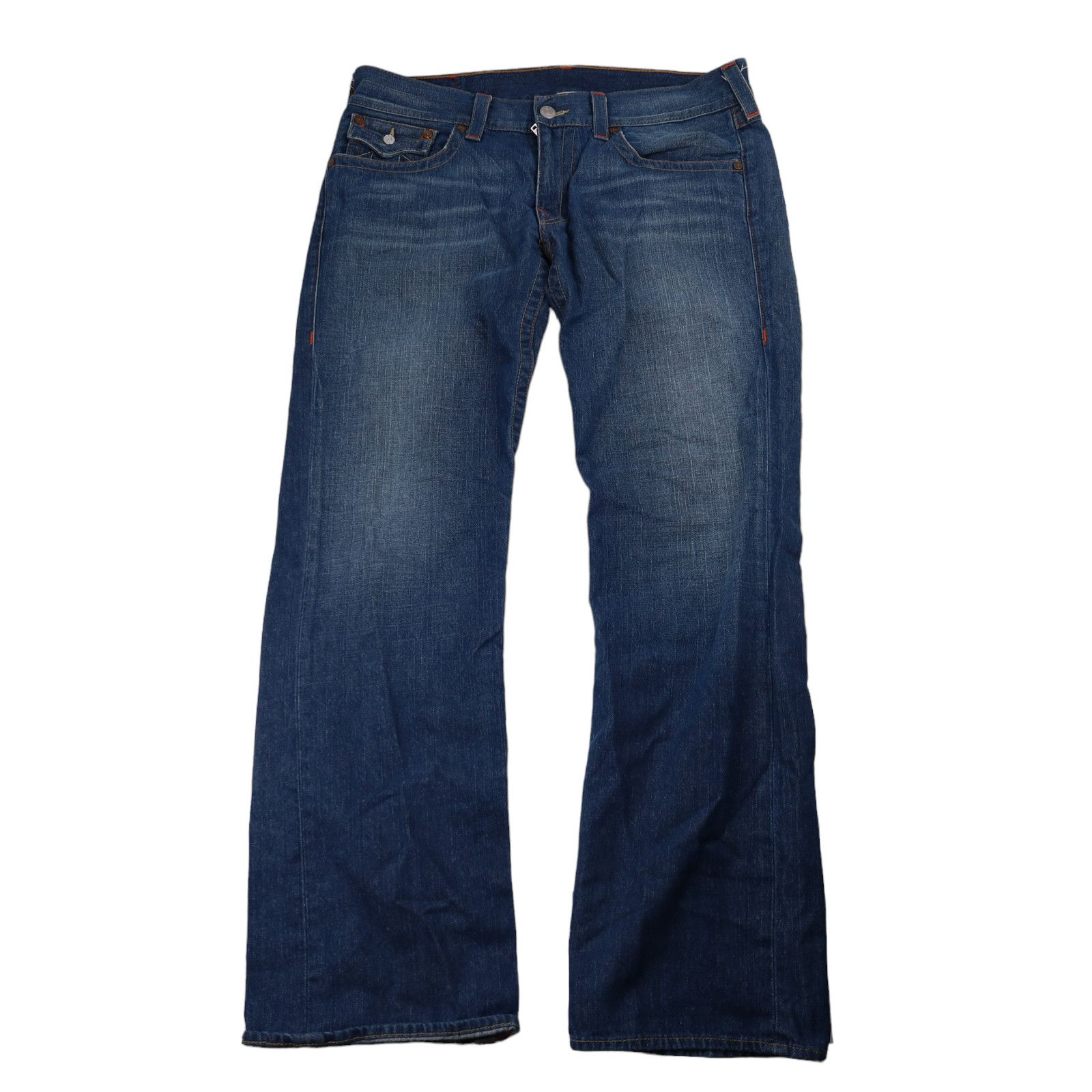 image of True Religion Ricky Denim Jeans in Blue, Men's (Size 36)