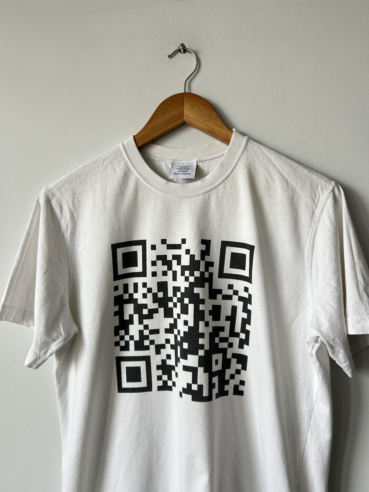 Vetements Vetements QR code tee by Demna Gvasalia Size US M / EU 48-50 / 2 - 2 Thumbnail