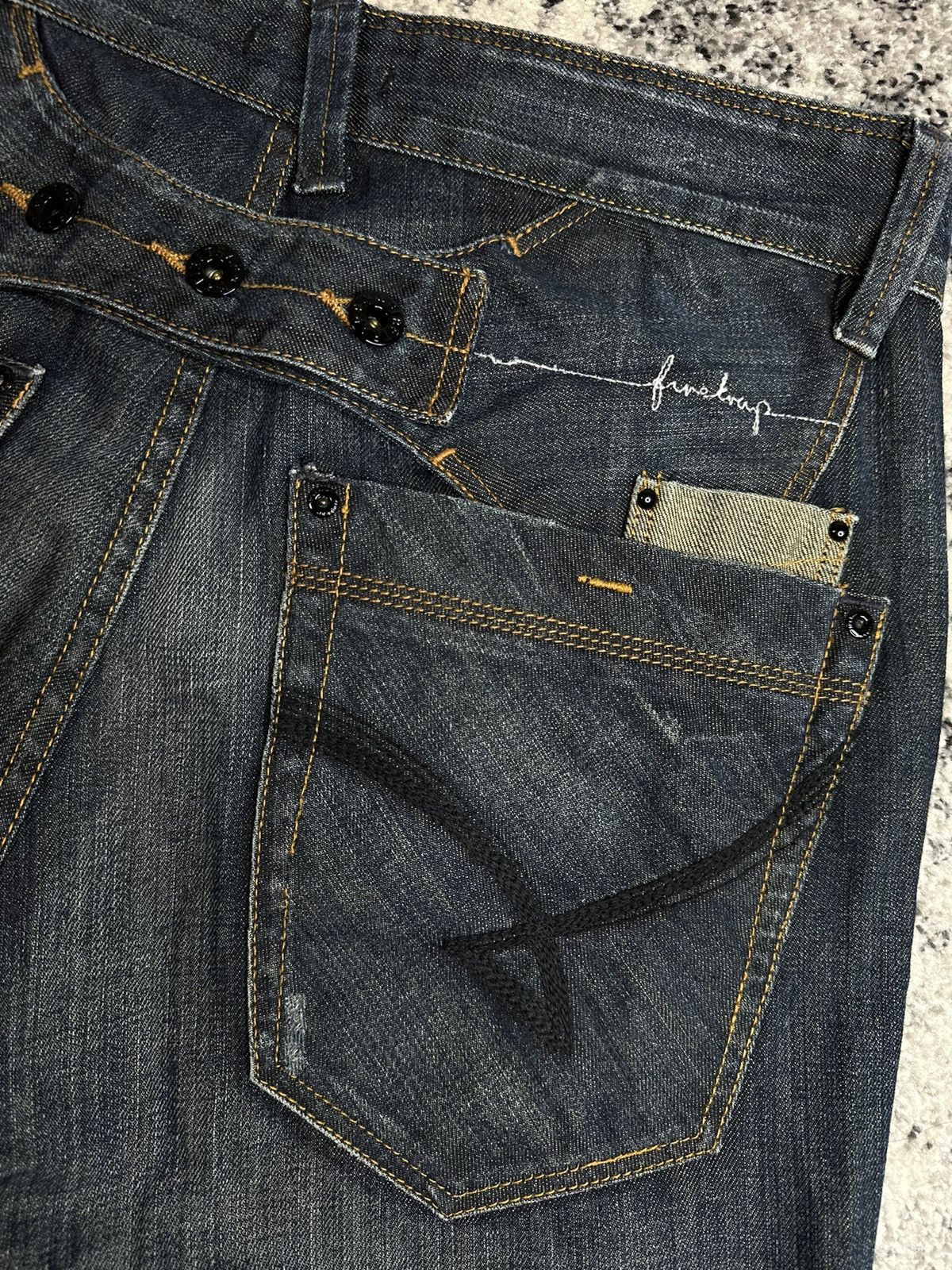 Firetrap Firetrap Denim Vintage StreetWear Rare Y2K Japan Avant Garde Size US 31 - 3 Thumbnail