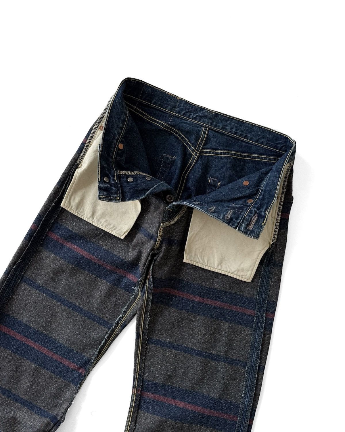 Kapital KAPITAL REVERSE DENIM JEANS Size US 28 / EU 44 - 8 Thumbnail