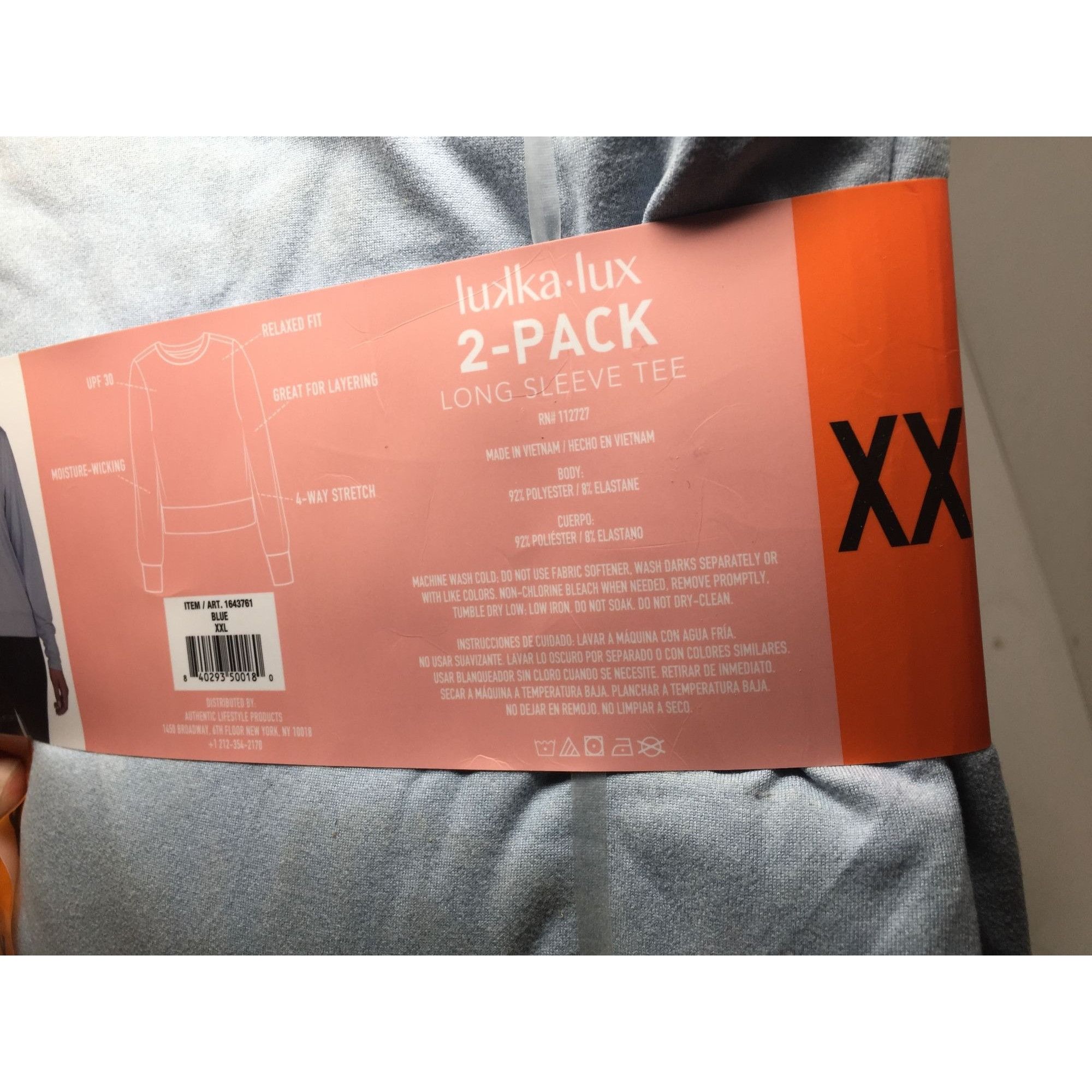 Other Lukka Lux Women's 2 Pack Long Sleeve Shirts Size XXL New wit Size XXL / US 16-18 / IT 52-54 - 7 Thumbnail