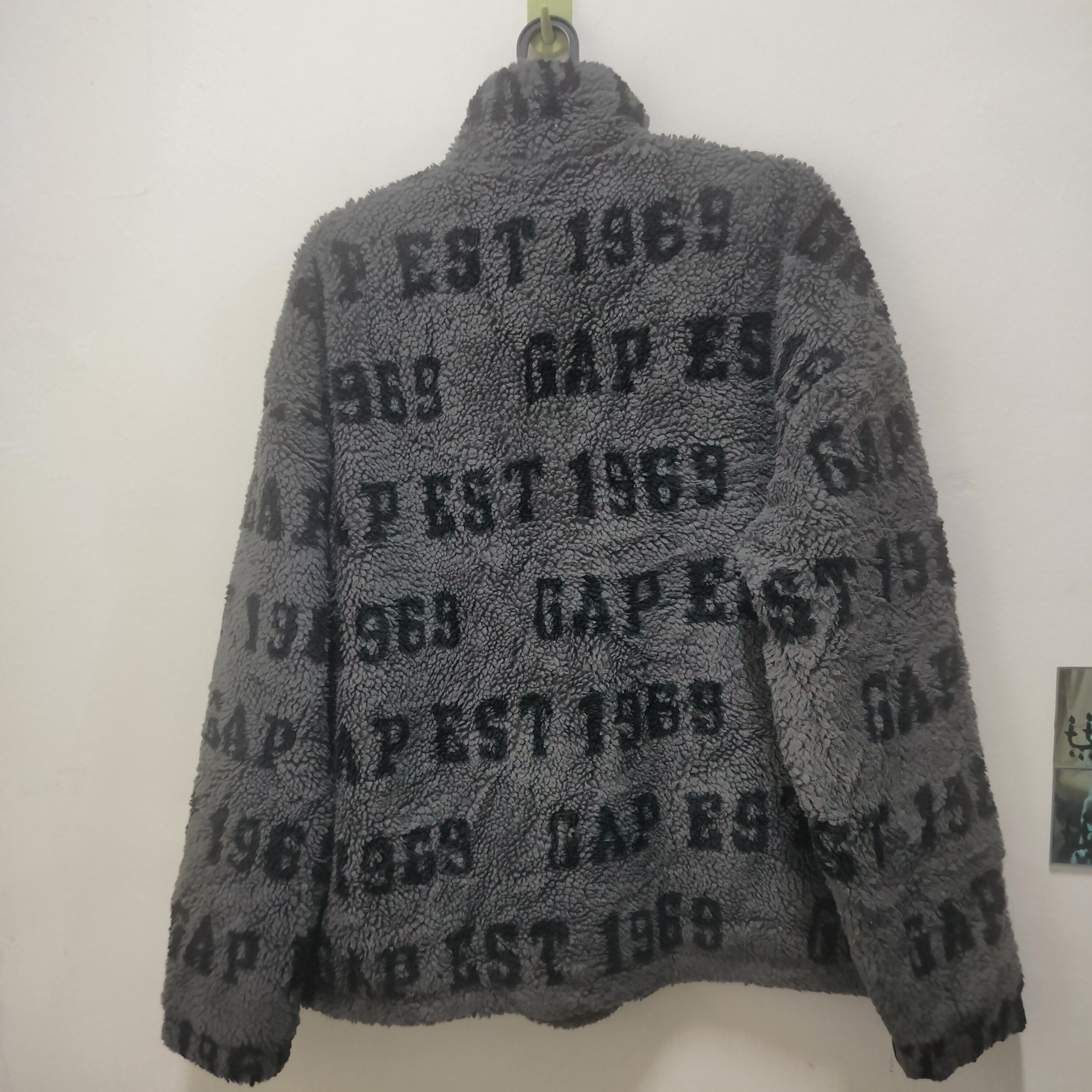 Gap GAP 1969 Spell Out Fleece Zipper Jacket Size L Size US L / EU 52-54 / 3 - 4 Thumbnail