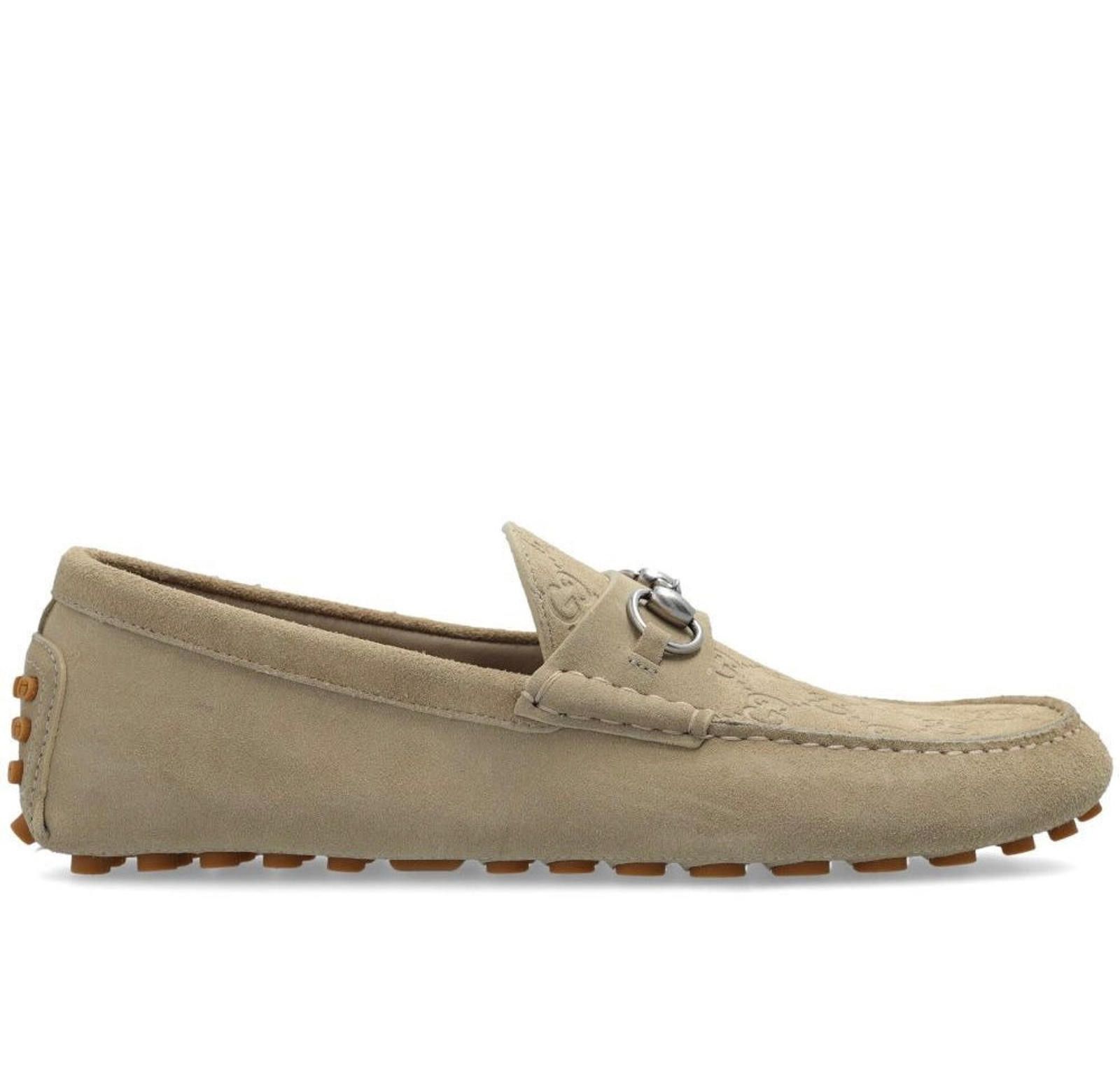 Gucci Gucci Horsebit GG Suede Drivers Size US 6 / EU 39 - 1 Thumbnail