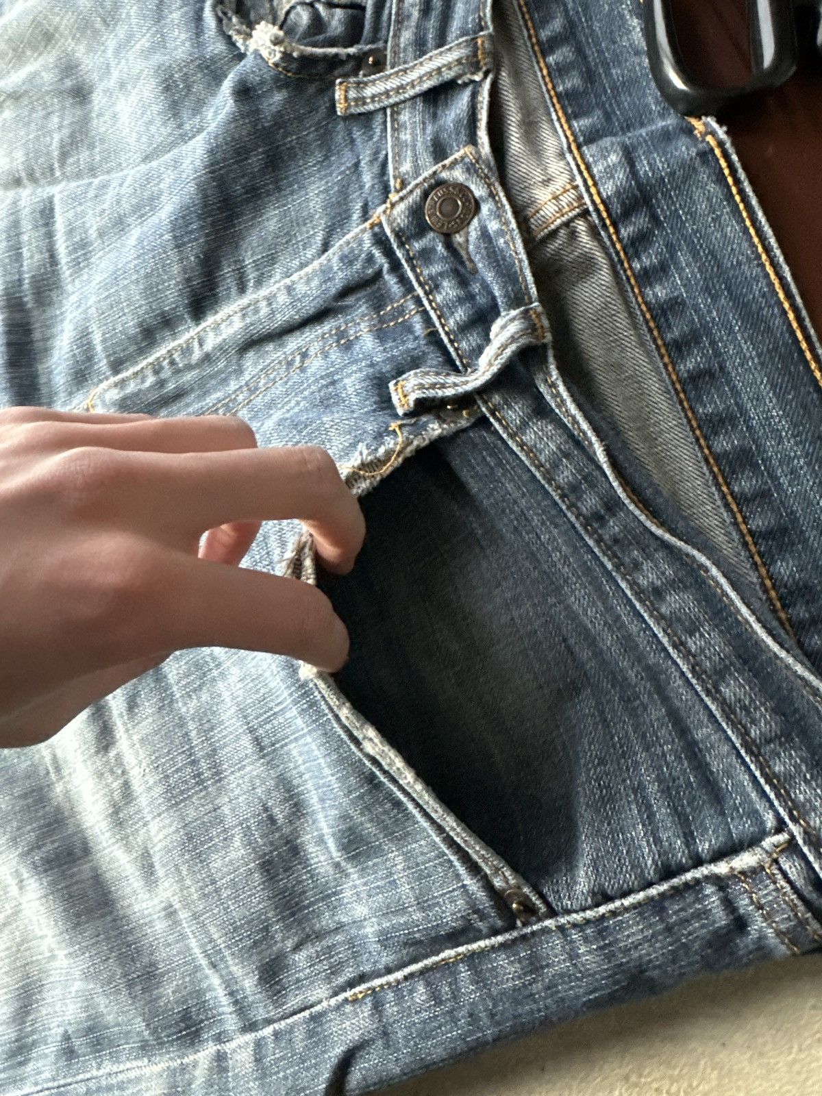Levi's 🚨Vintage 90s Levis Jeans 00505 Rare Light Wash Denim 505 Size US 34 / EU 50 - 10 Thumbnail