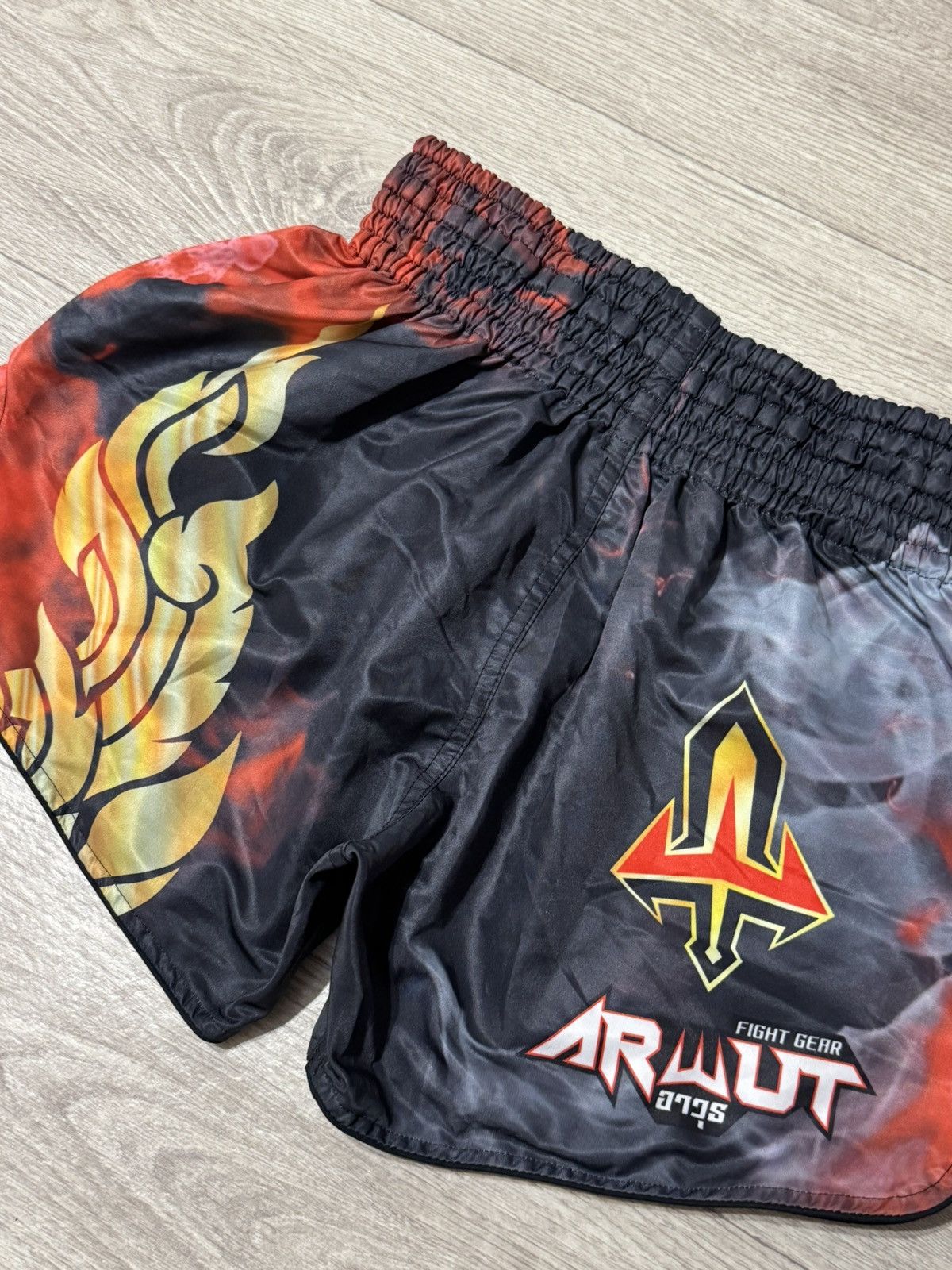 Japanese Brand 🔷ARWUT Hanuman Muay Thai Shorts🔷 Size US 34 / EU 50 - 4 Thumbnail
