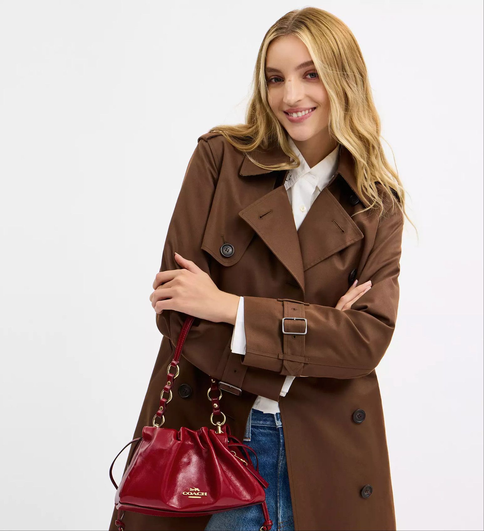 Coach Faye Shoulder Bag CCE39 Size ONE SIZE - 8 Thumbnail