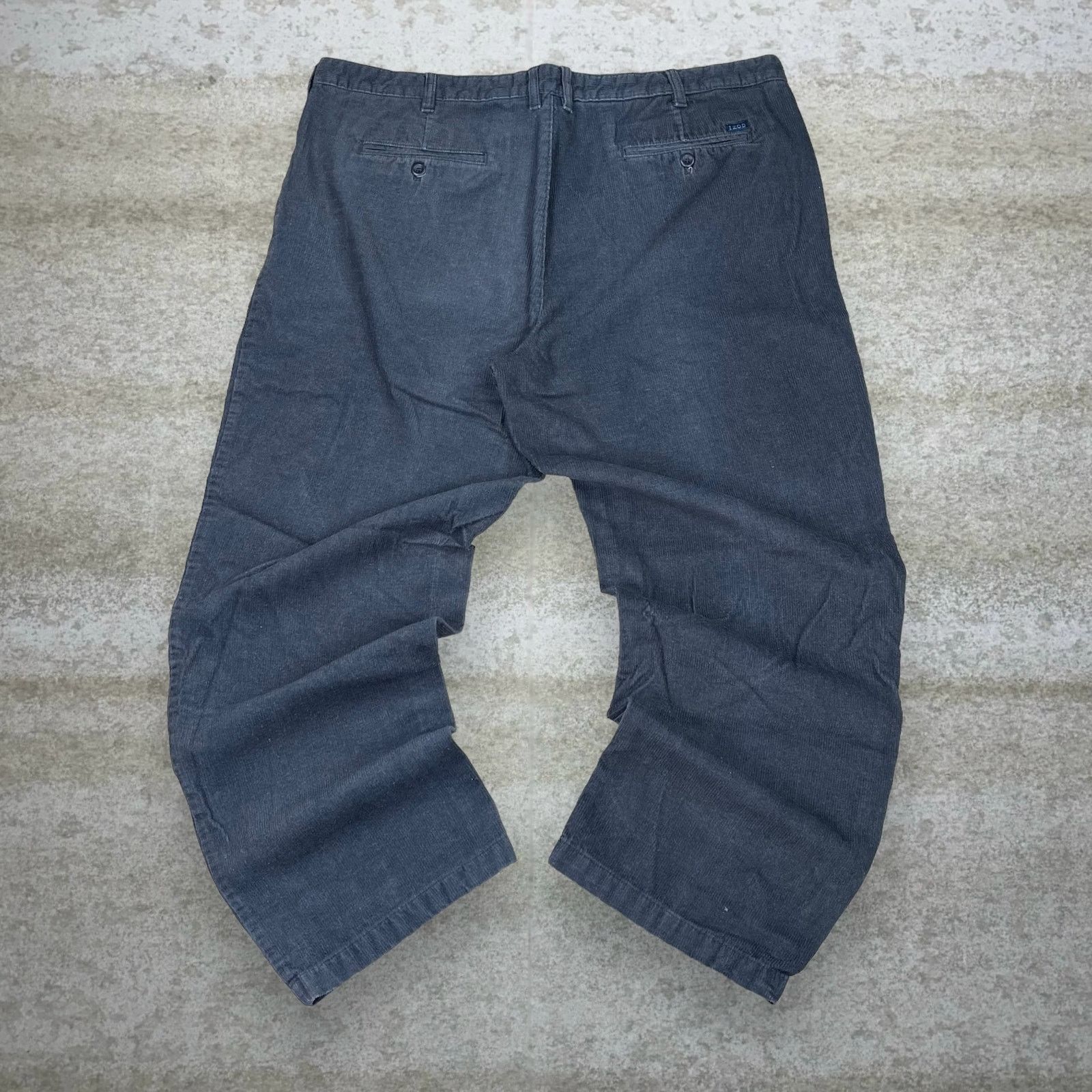 Izod Vintage Y2K Izod Corduroy Pants 40x30 Regular Straight Grey Size US 40 / EU 56 - 1 Thumbnail