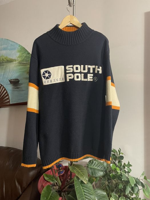 Southpole Y2K Southpole Oversized Mock Neck Sweater Grailed